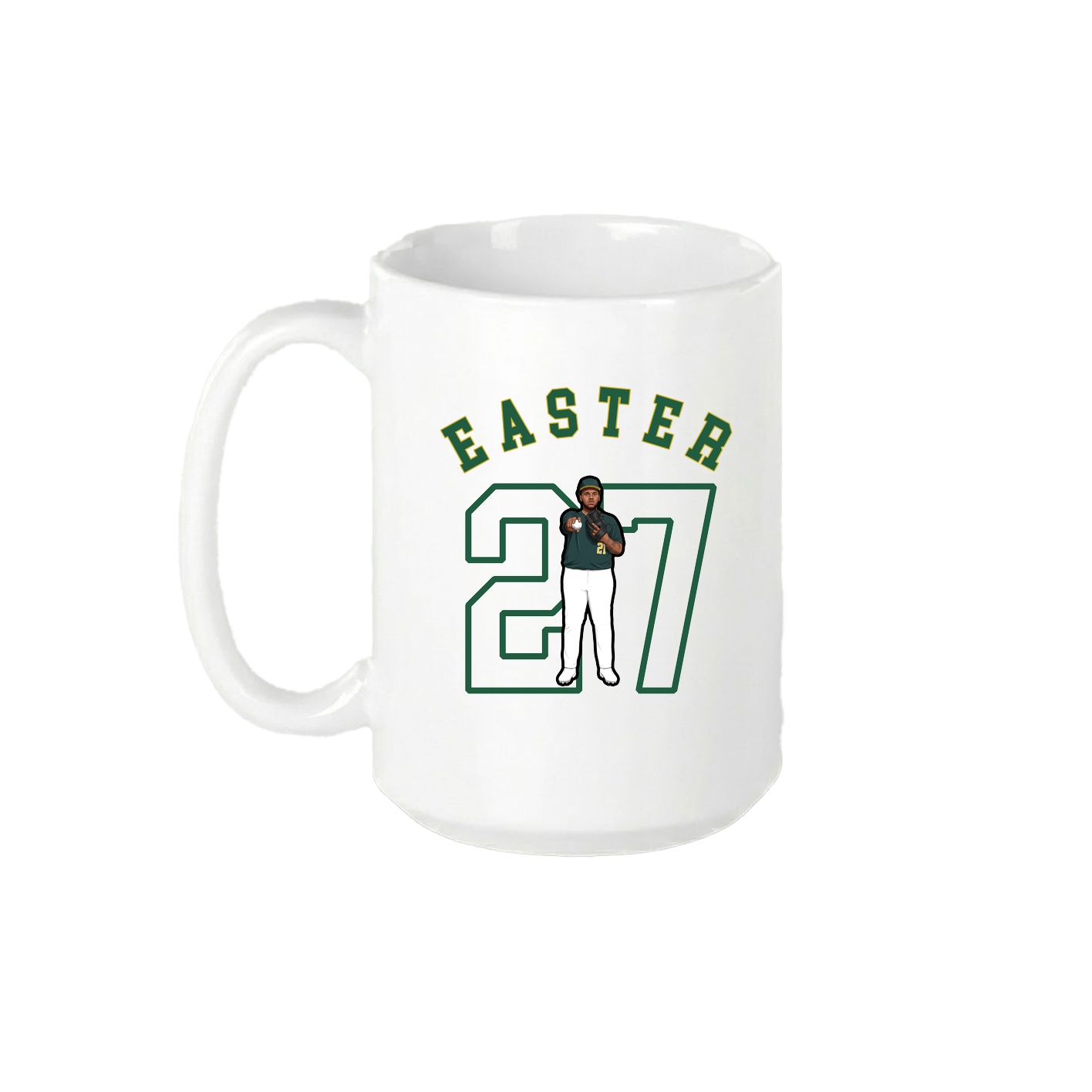 15oz Coffee Mug — Shirsey Arch in White