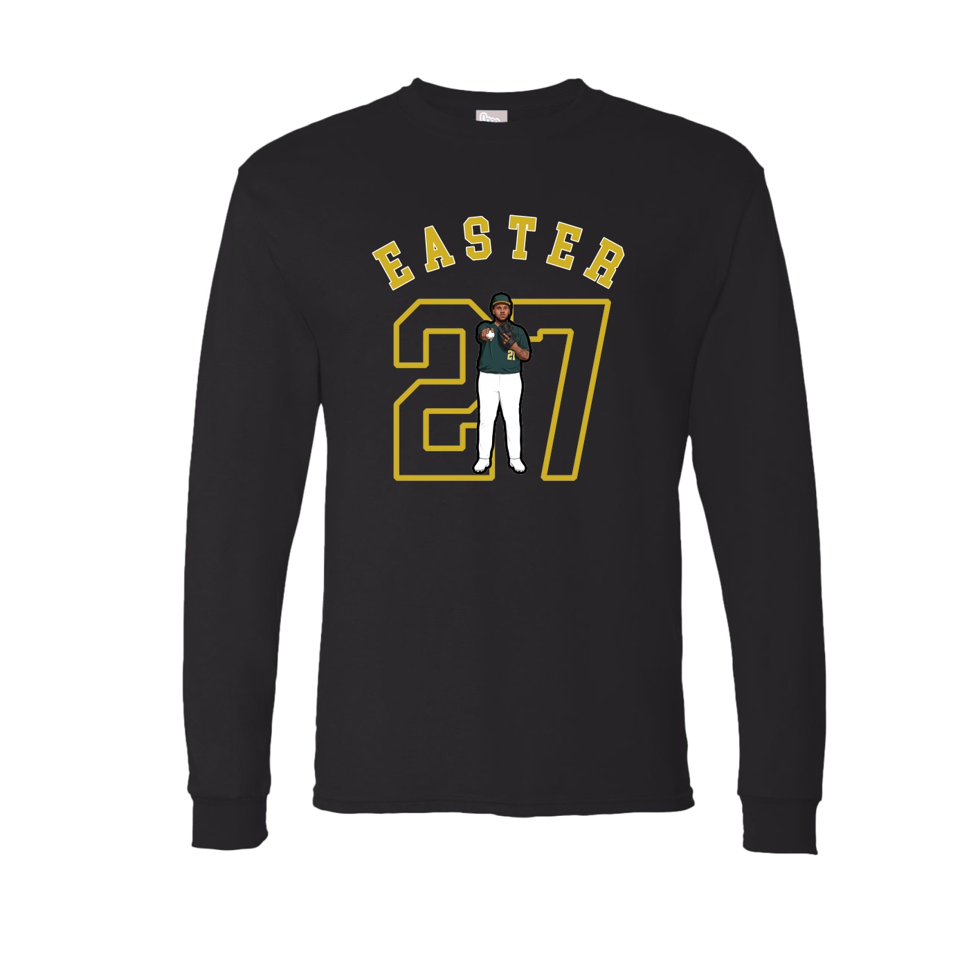 Long Sleeve Tee — Shirsey Arch in Black