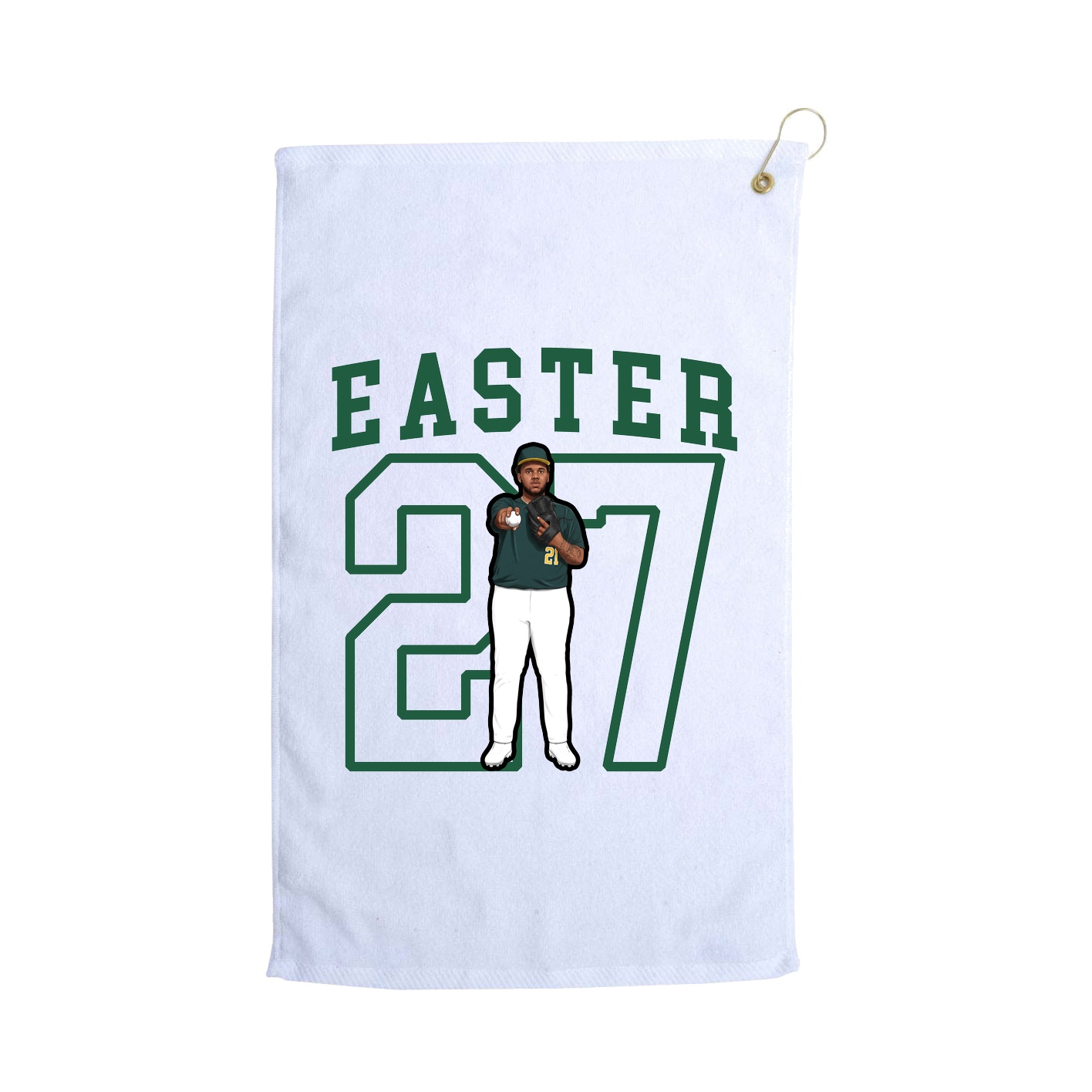Golf Towel — Shirsey in White
