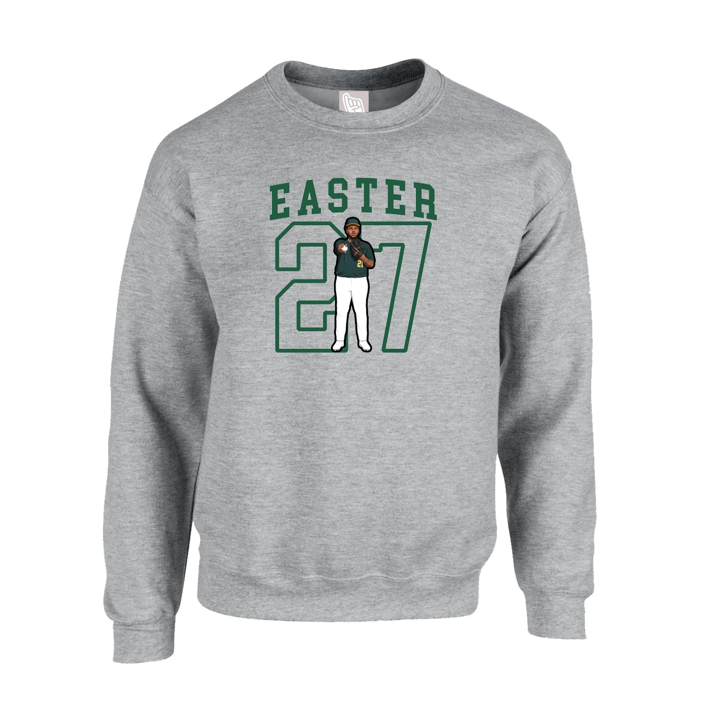 Fleece Crew — Shirsey in Grey