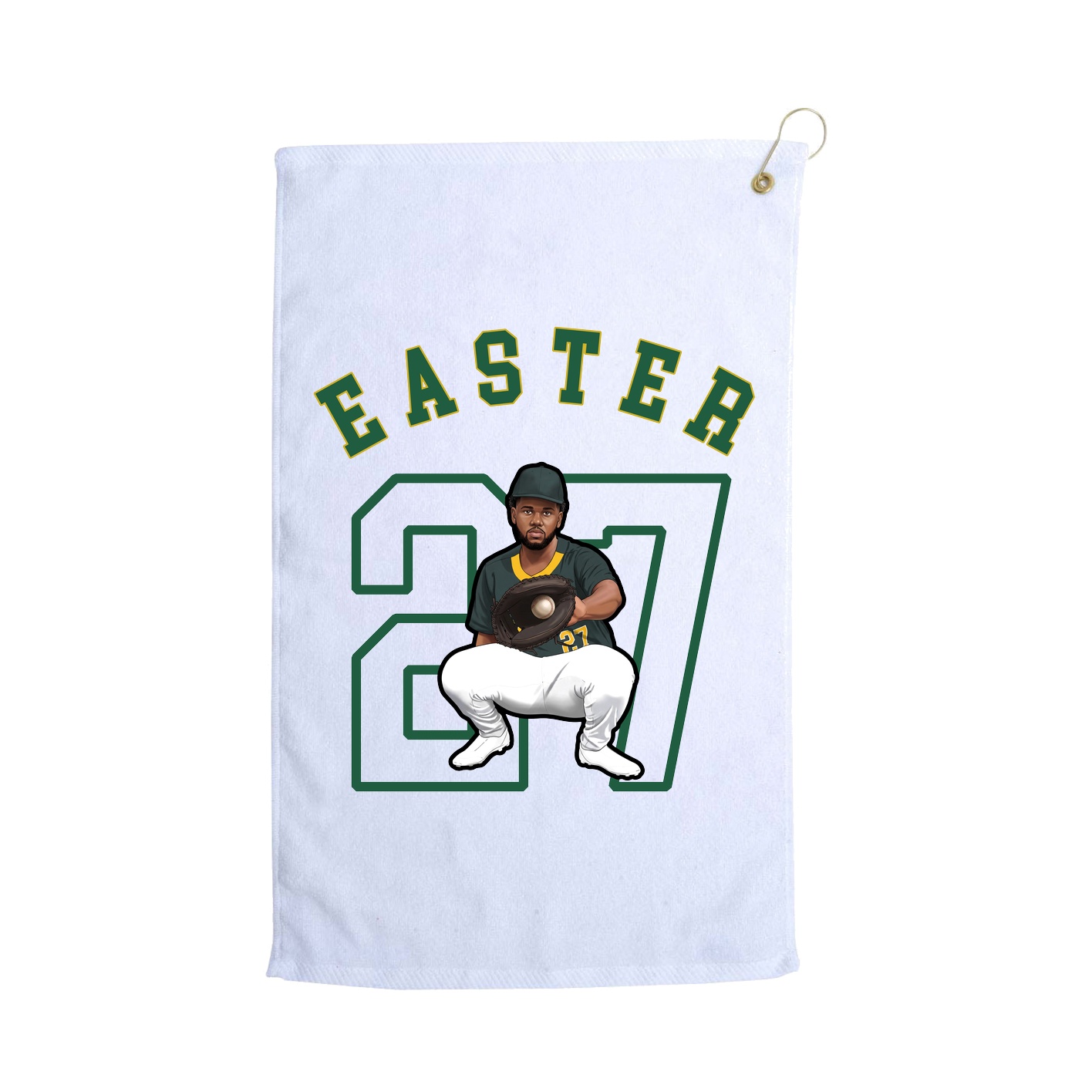 Golf Towel — Shirsey Arch in White