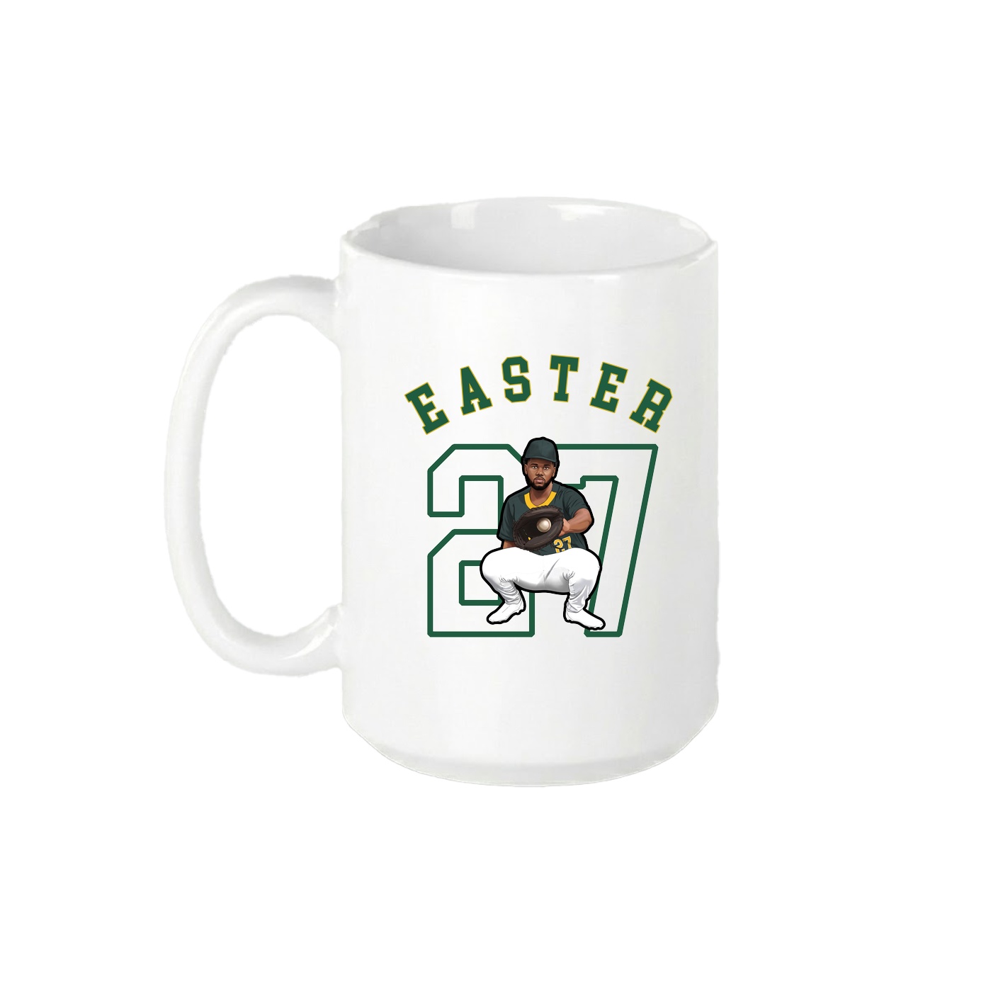 15oz Coffee Mug — Shirsey Arch in White