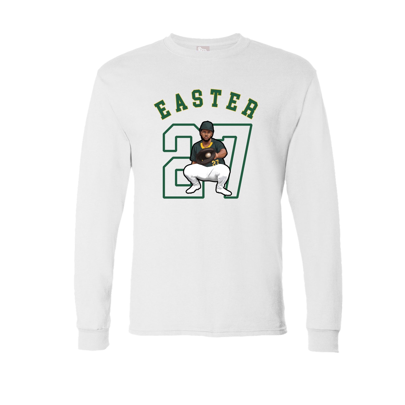 Long Sleeve Tee — Shirsey Arch in White