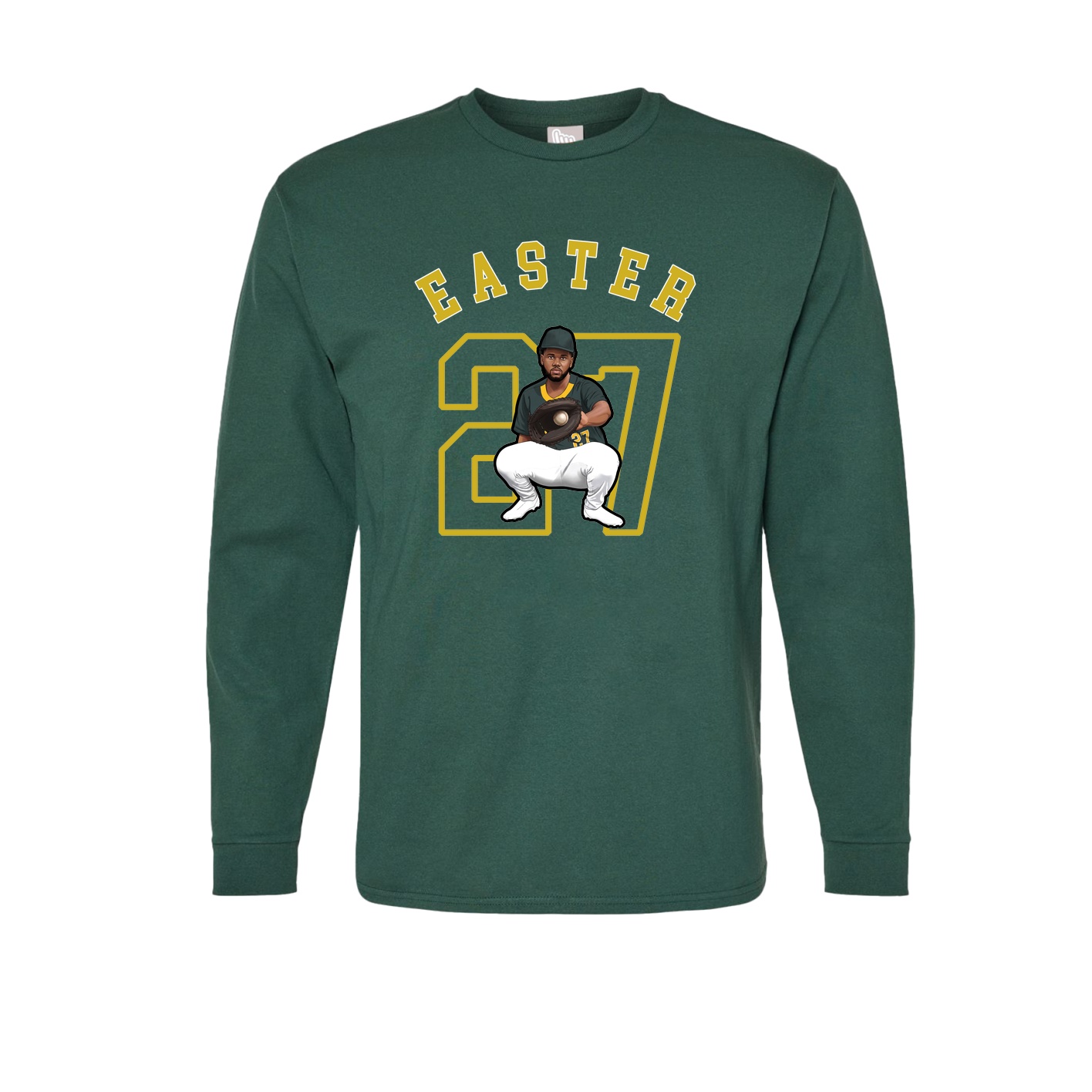Long Sleeve Tee — Shirsey Arch in Green