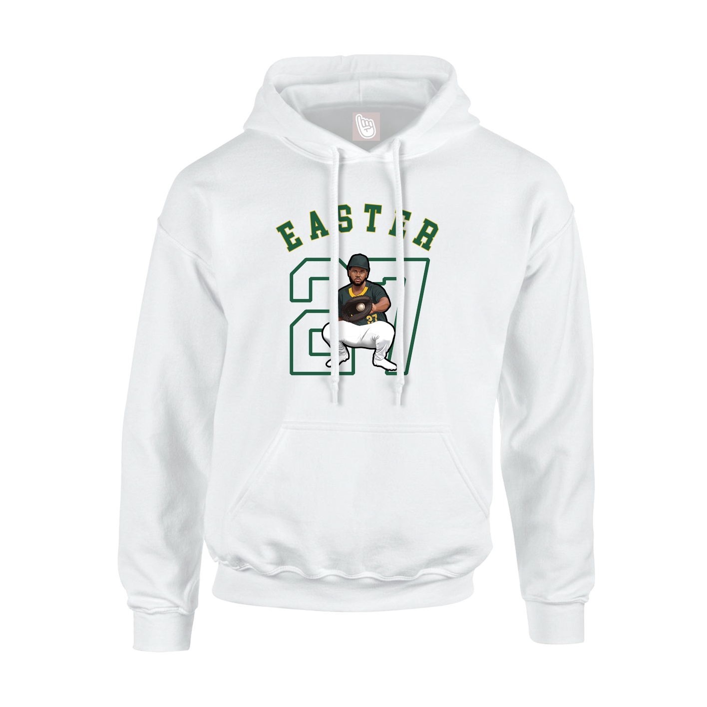 Hoodie — Shirsey Arch in White