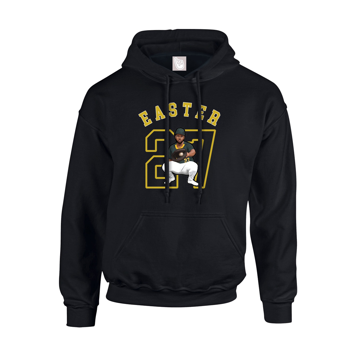 Youth Hoodie — Shirsey Arch in Black