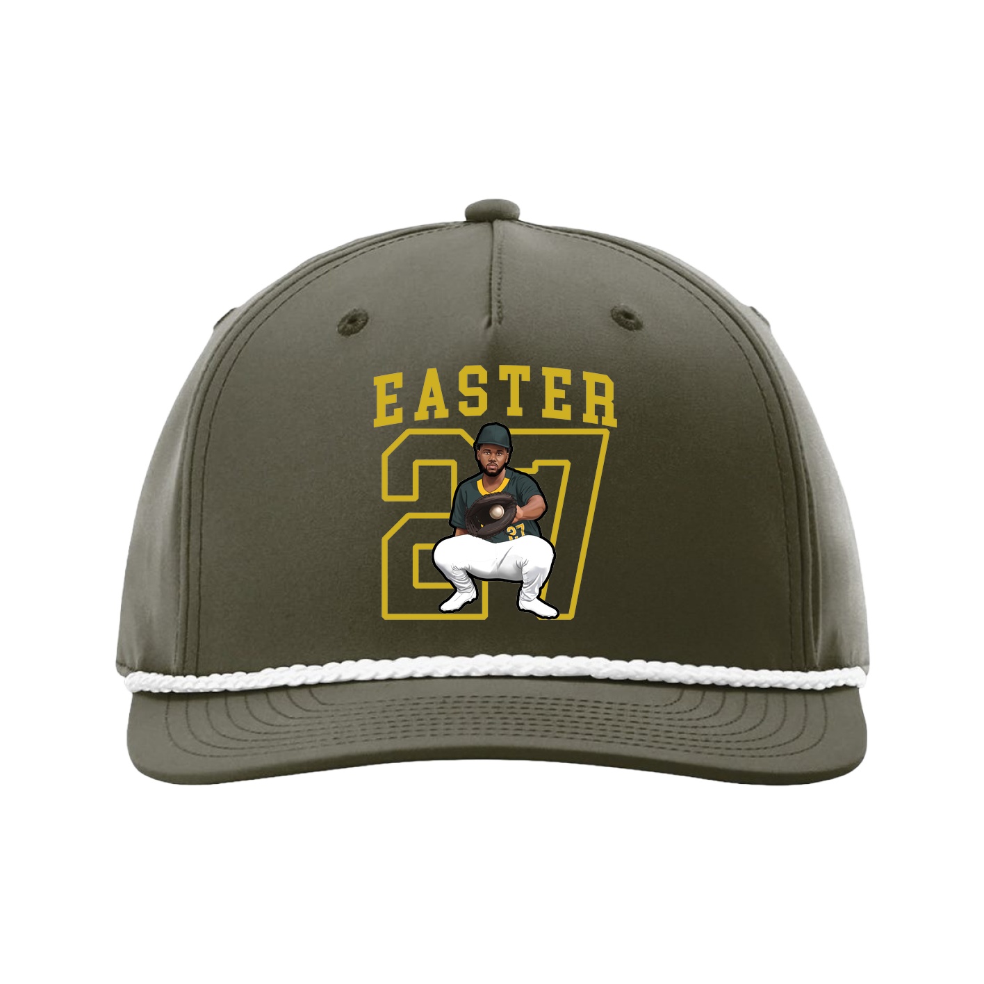 Five-Panel Classic Rope Cap — Shirsey in Green