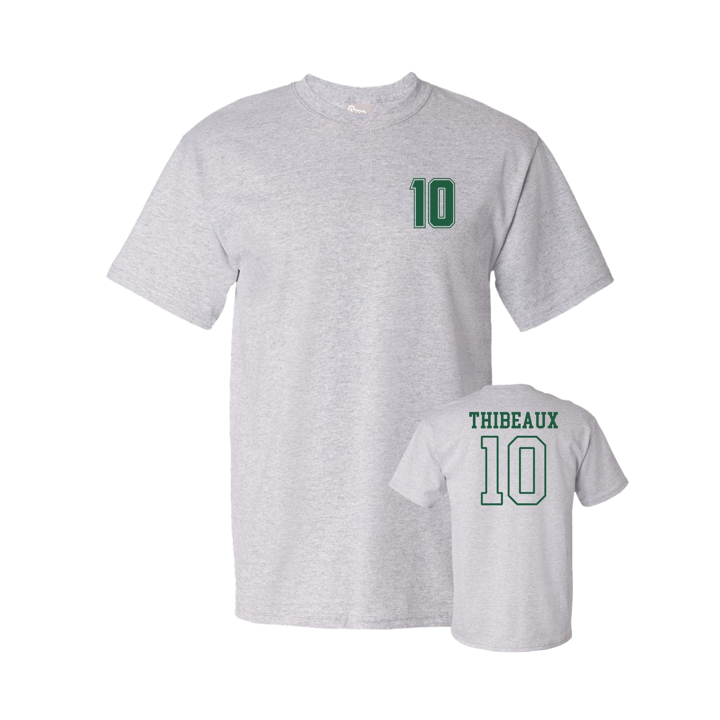 Youth Tee — Chest Back in Grey