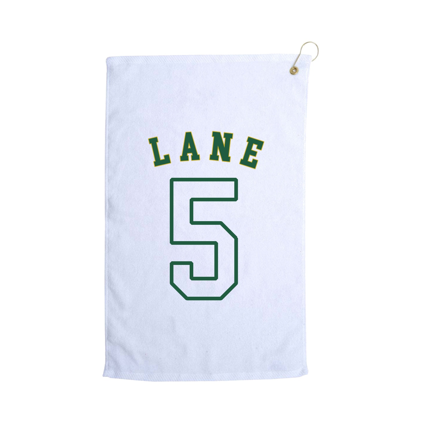 Golf Towel — Shirsey Arch in White