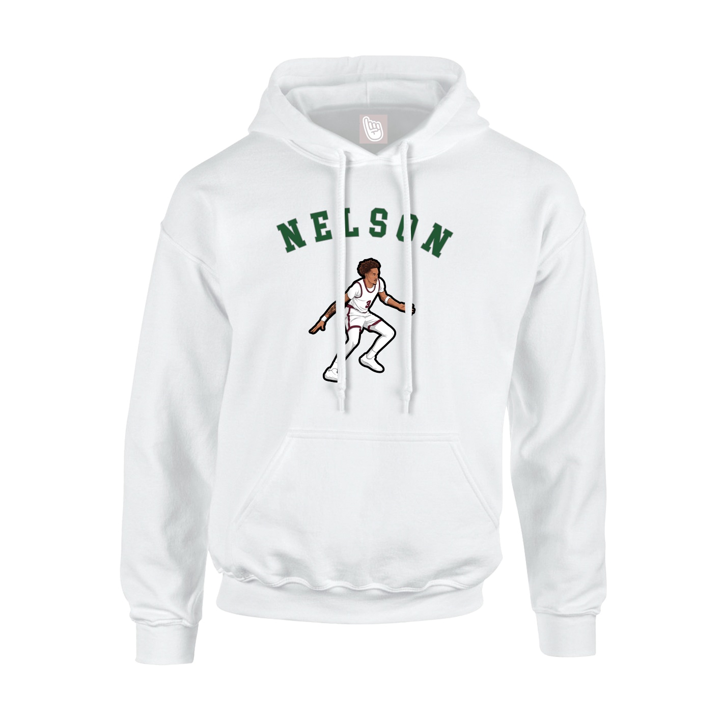 Hoodie — Shirsey Arch in White