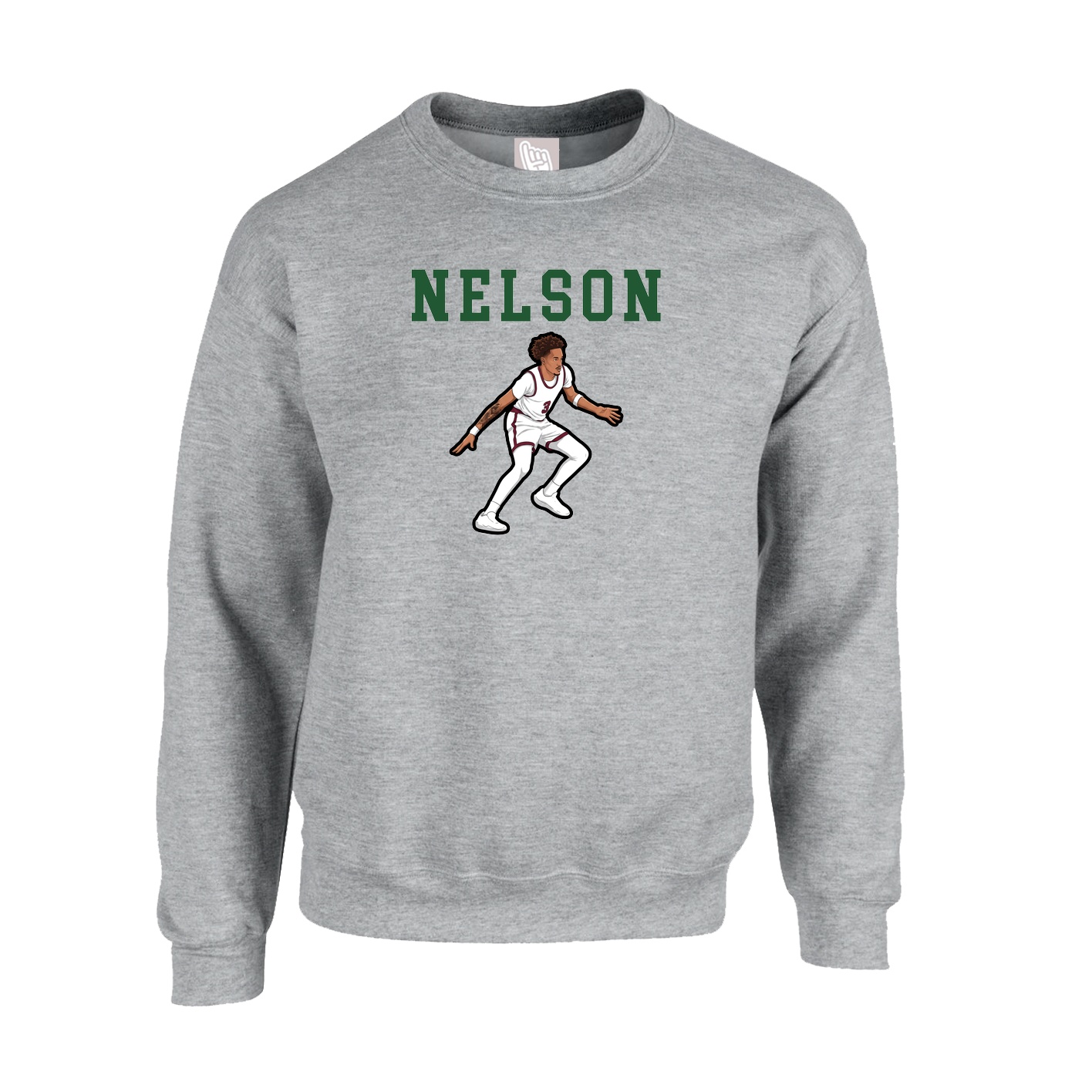 Fleece Crew — Shirsey in Grey