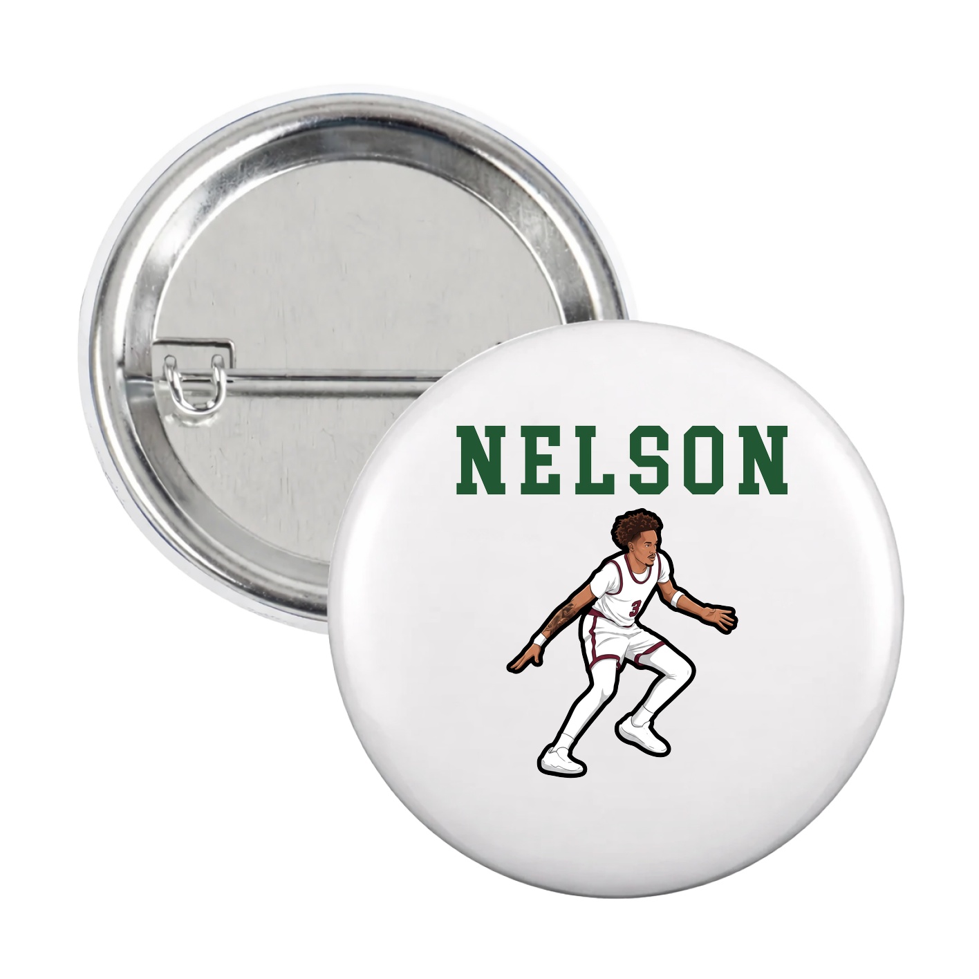 Game Day Button — Shirsey in White