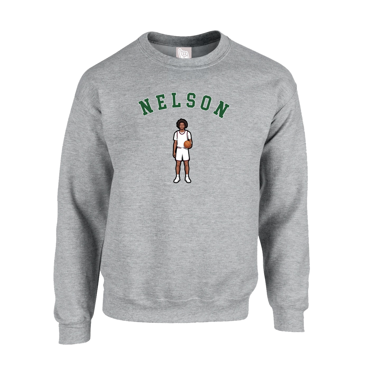 Fleece Crew — Shirsey Arch in Grey