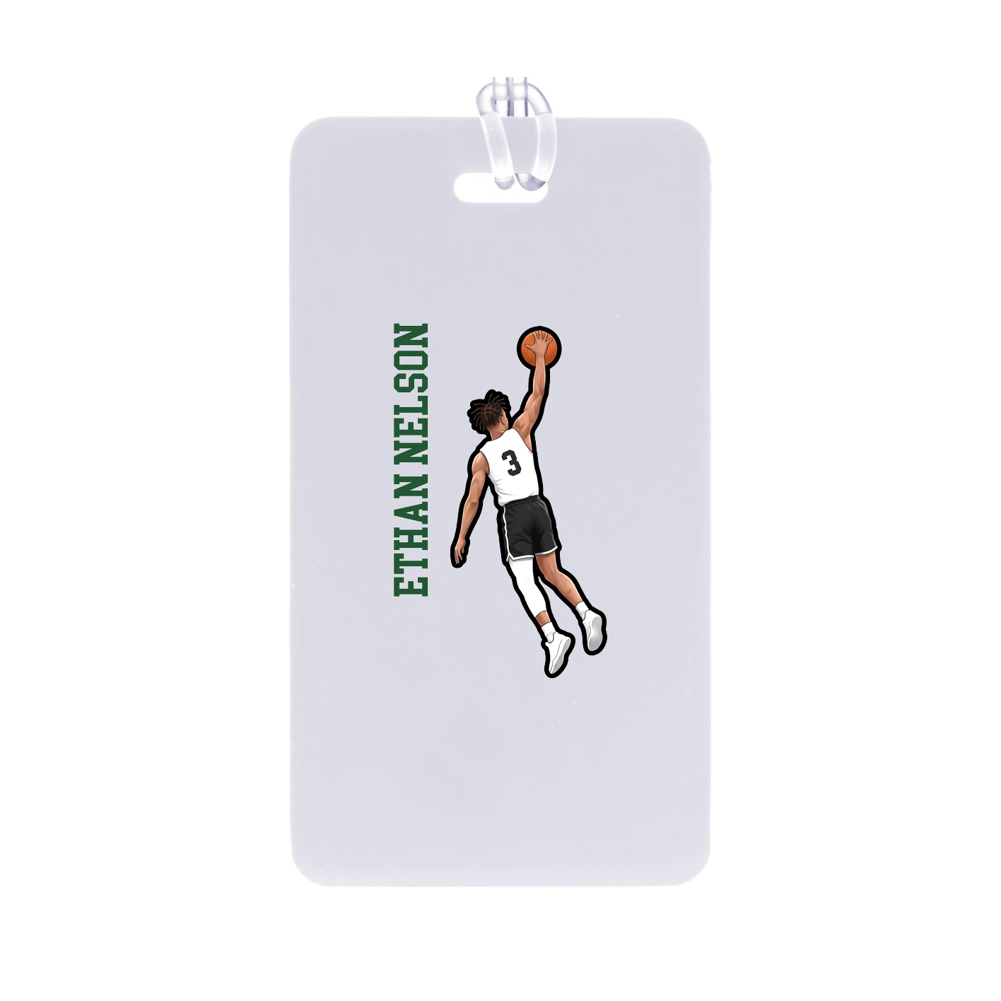 Bag Tag — Name Vertical in Classic