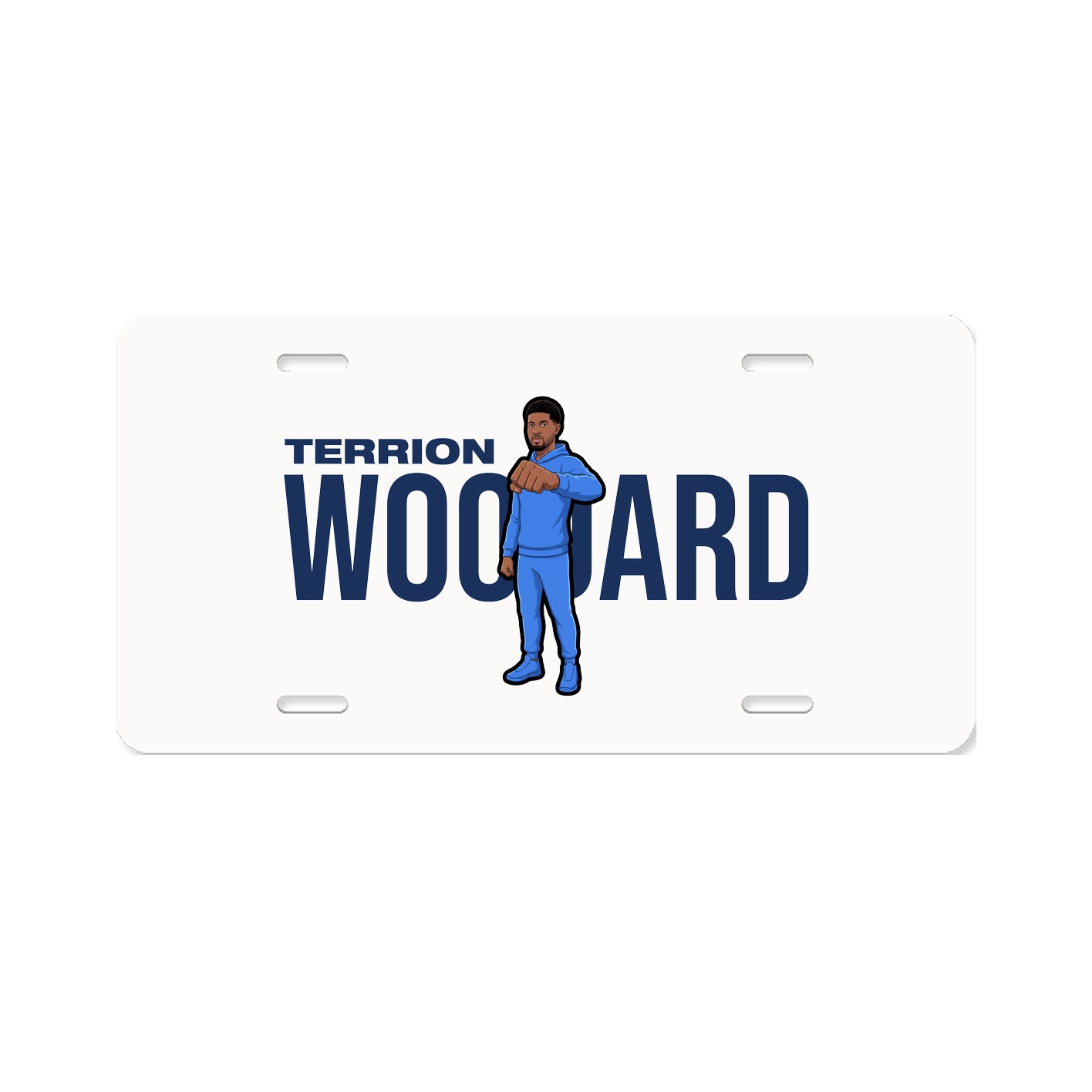 License Plate — Player Name in Classic