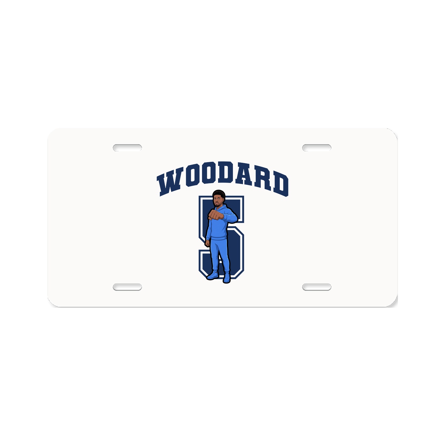 License Plate — Number in Classic