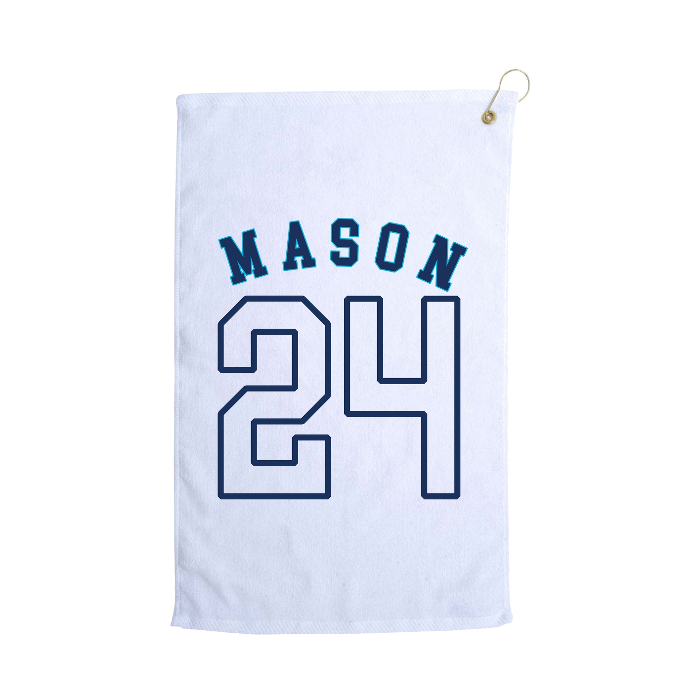 Golf Towel — Shirsey Arch in White