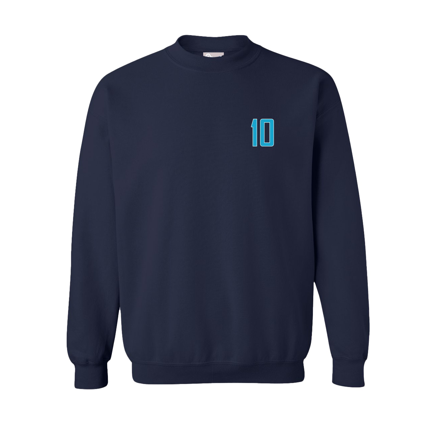 Fleece Crew — Front Shirsy in Navy