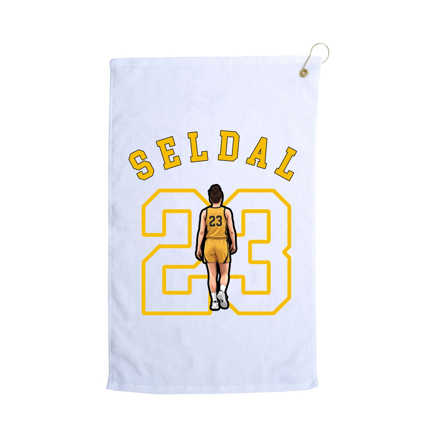 Golf Towel — Shirsey Arch in White