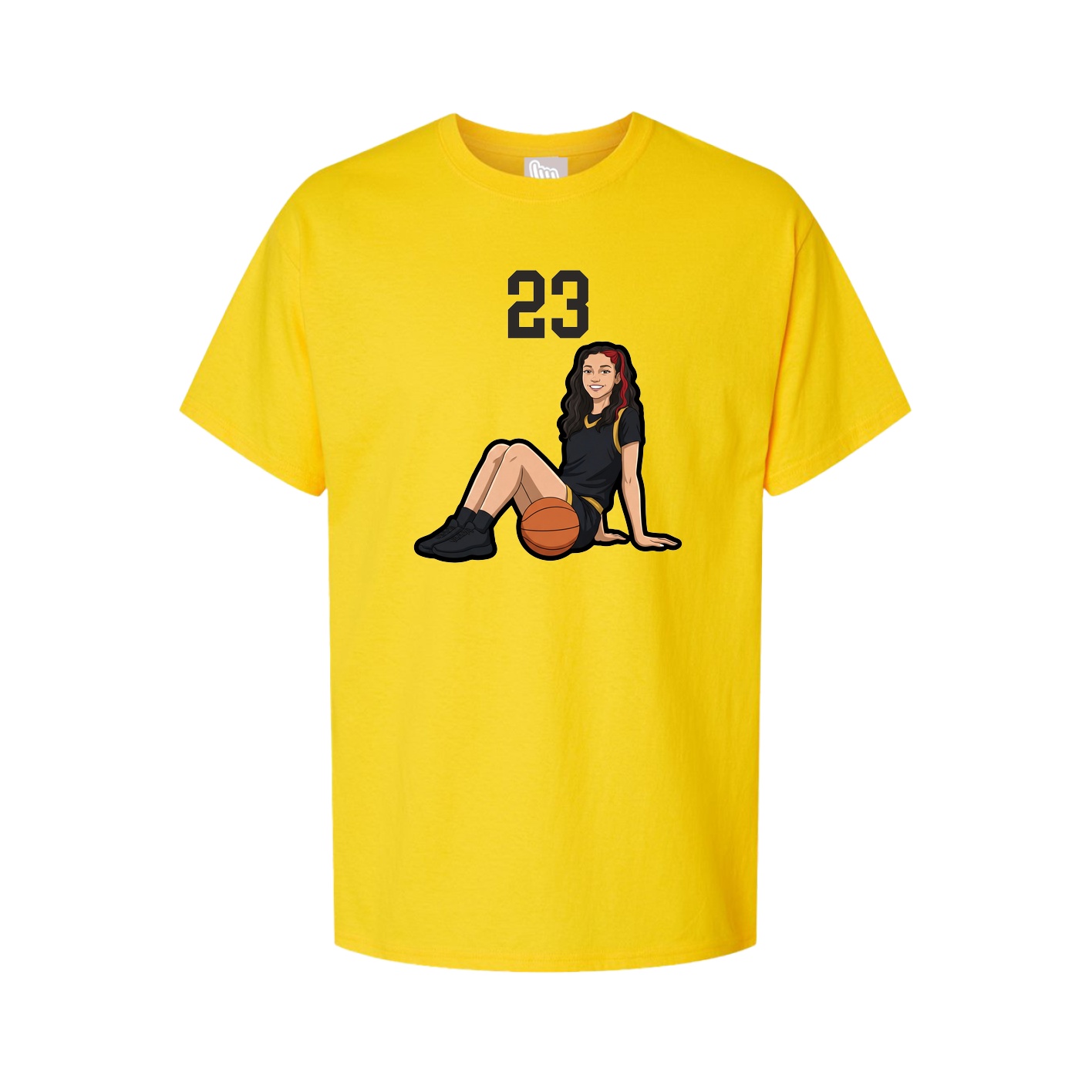 Tee — Number Top in Gold