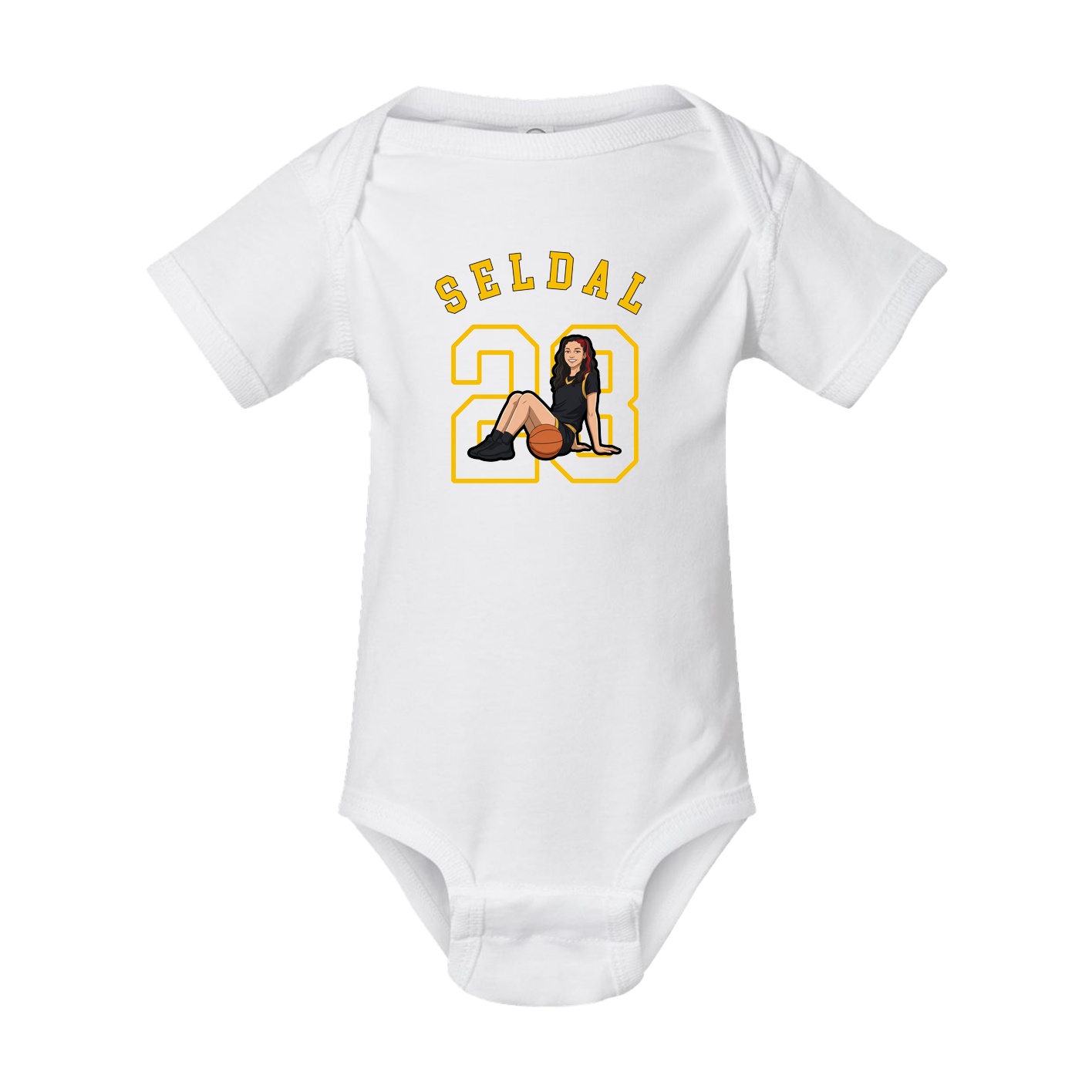 Baby Onesie — Shirsey Arch in White