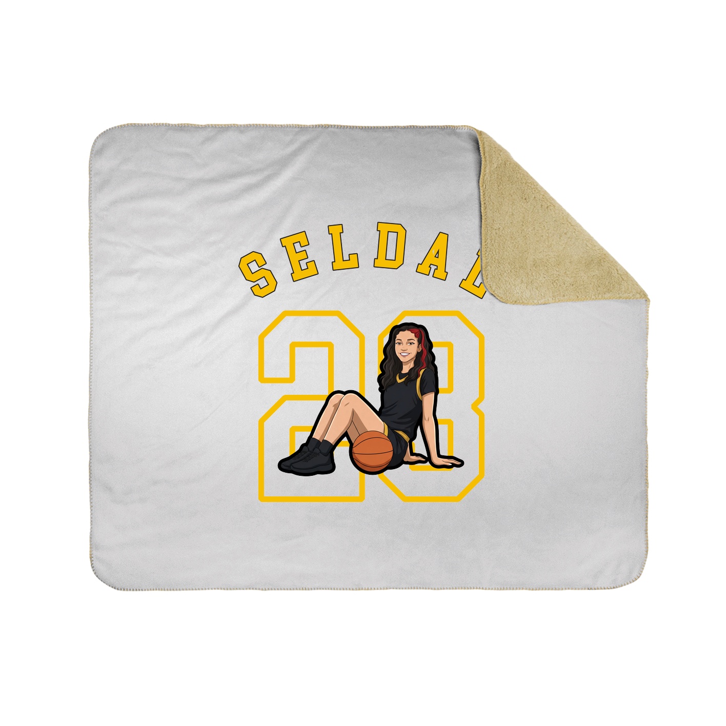 Throw Blanket — Shirsey Arch in White