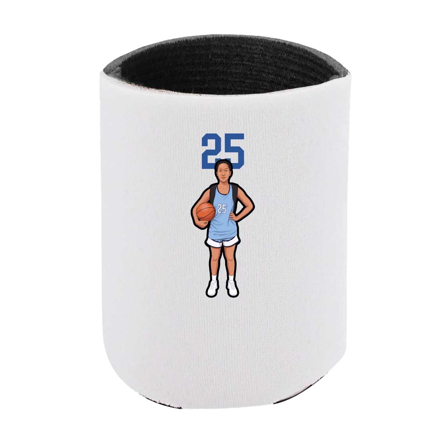 Can Holder — Number Top in White