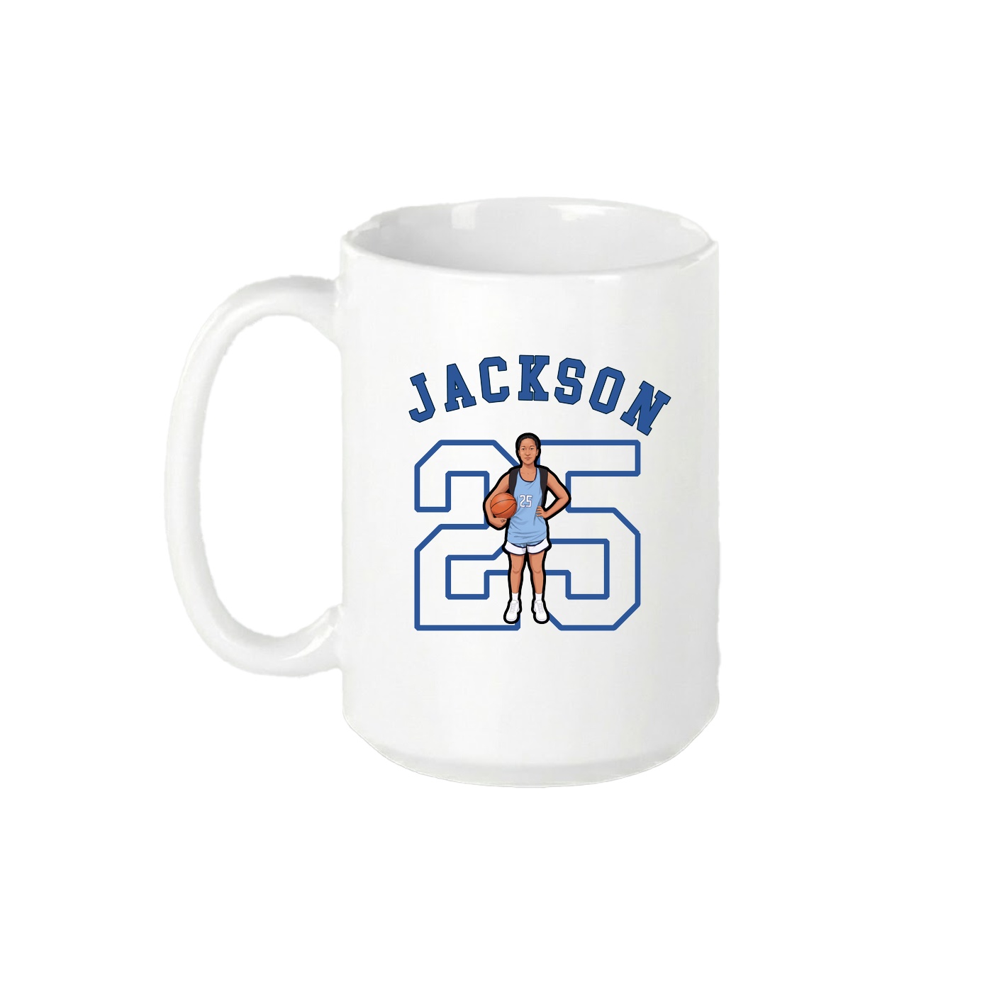 15oz Coffee Mug — Shirsey Arch in White