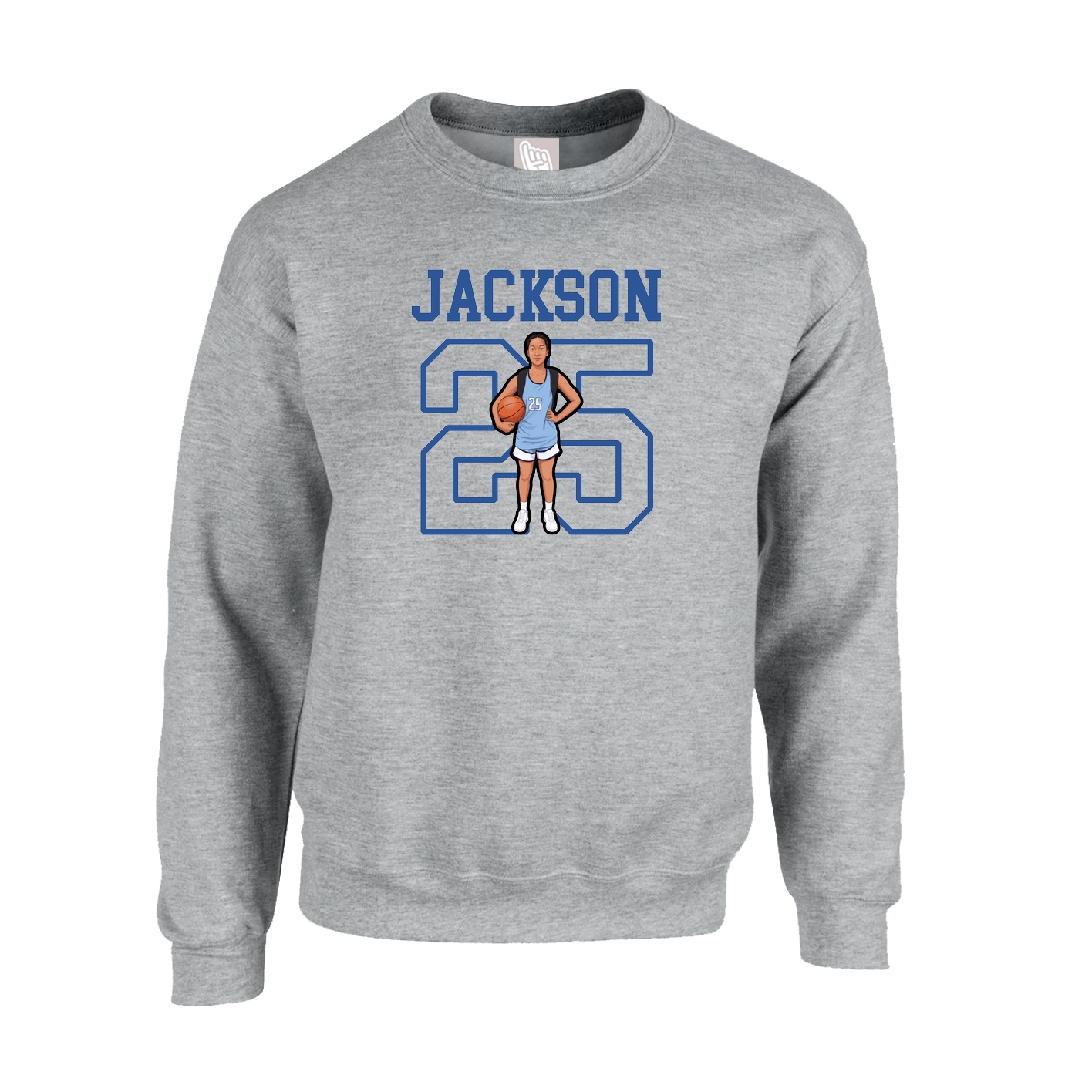 Fleece Crew — Shirsey in Grey