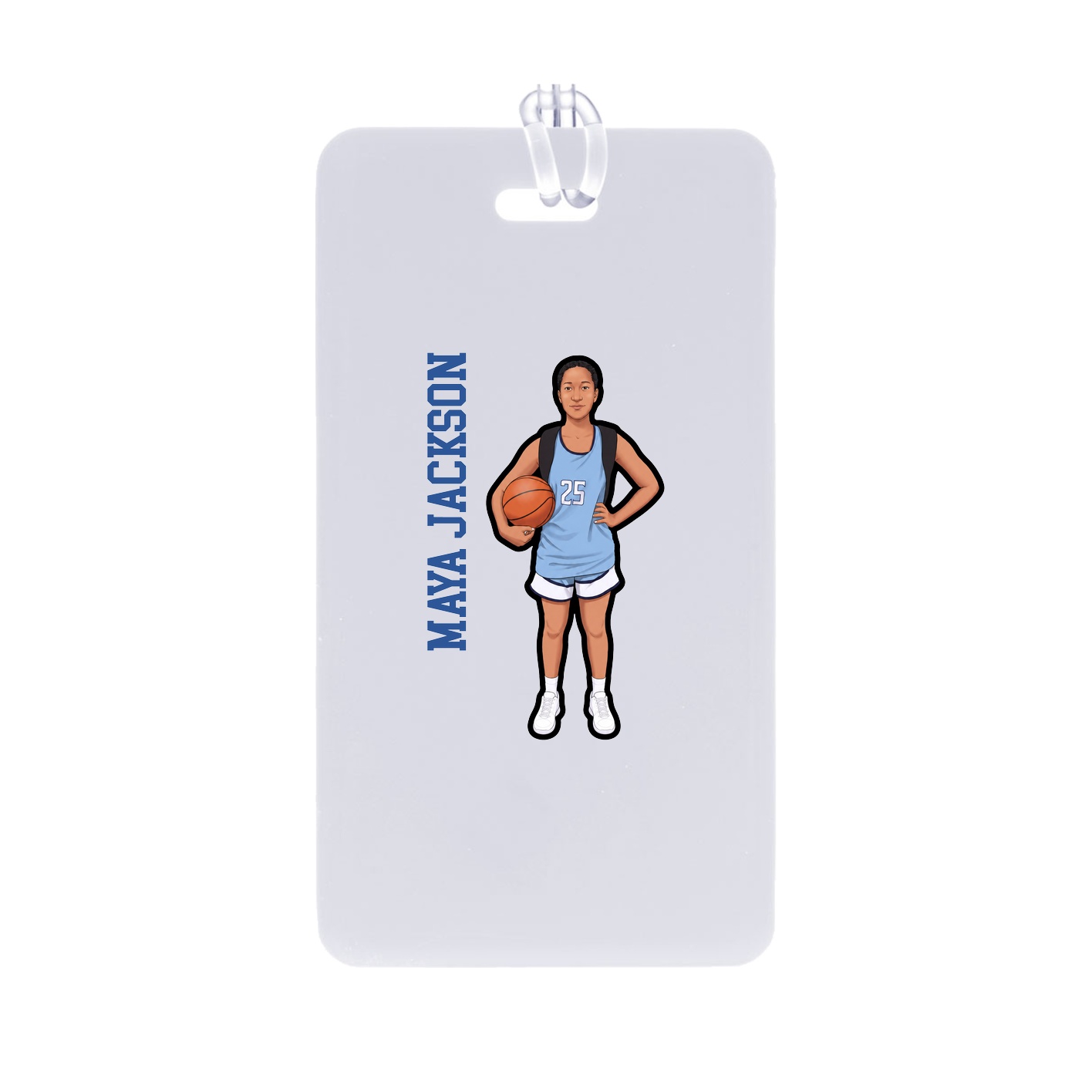 Bag Tag — Name Vertical in Classic