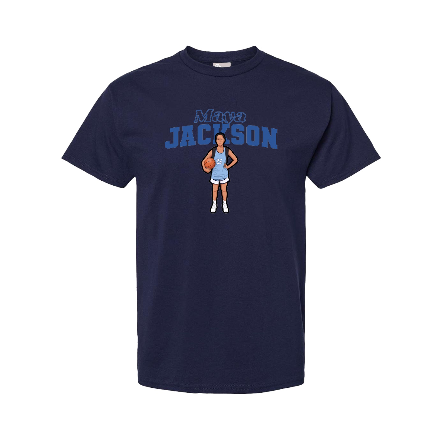 Tee — Name Arch in Navy