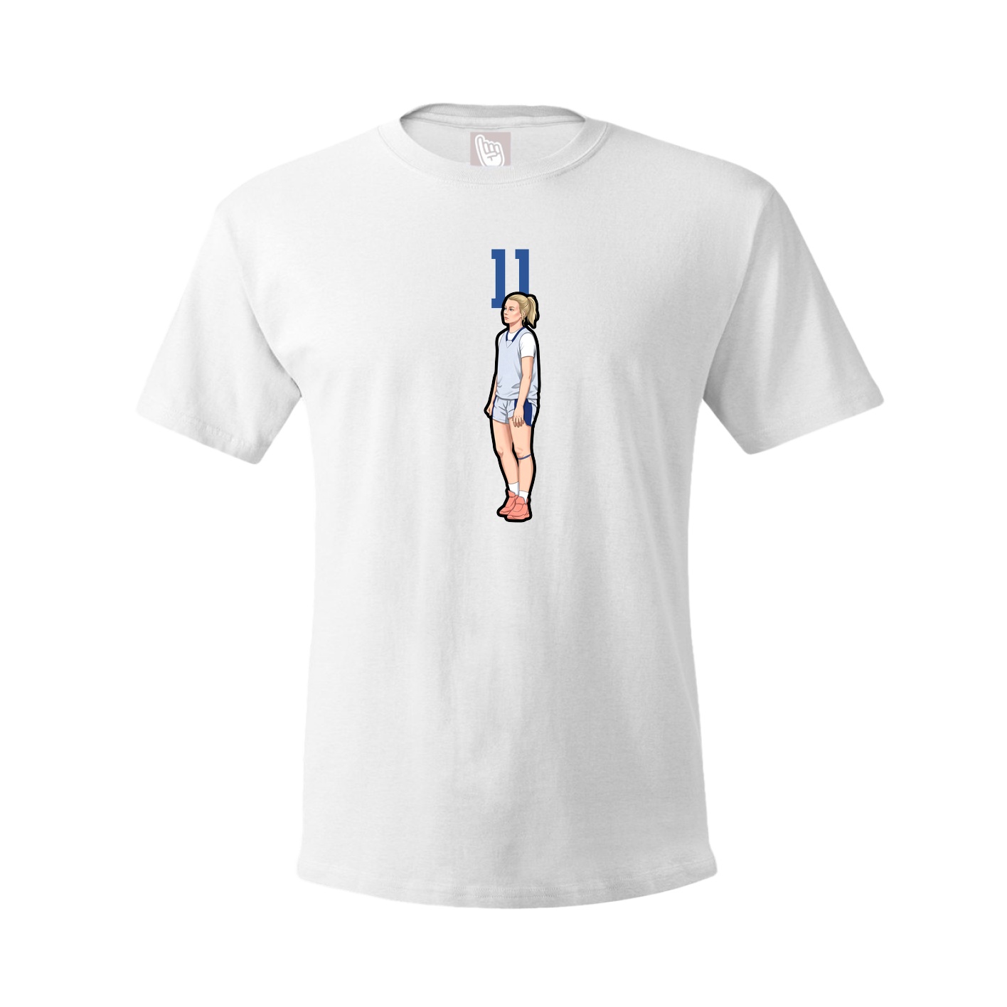 Tee — Number Top in White
