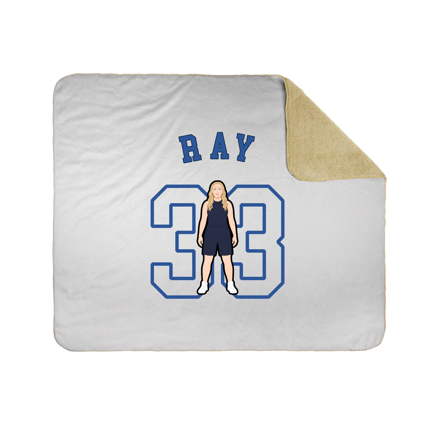 Throw Blanket — Shirsey Arch in White