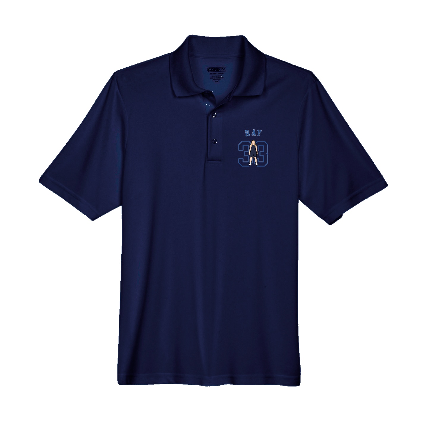 Performance Polo — Shirsey Arch in Navy