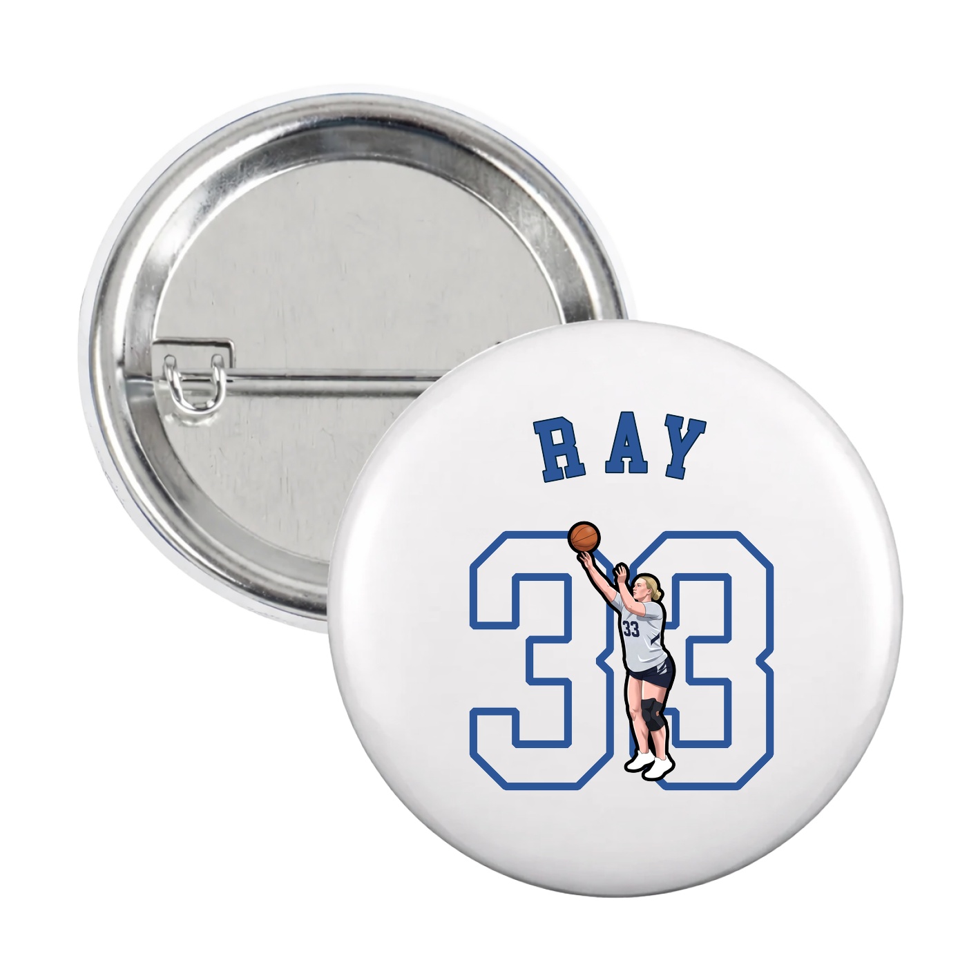 Game Day Button — Shirsey Arch in White