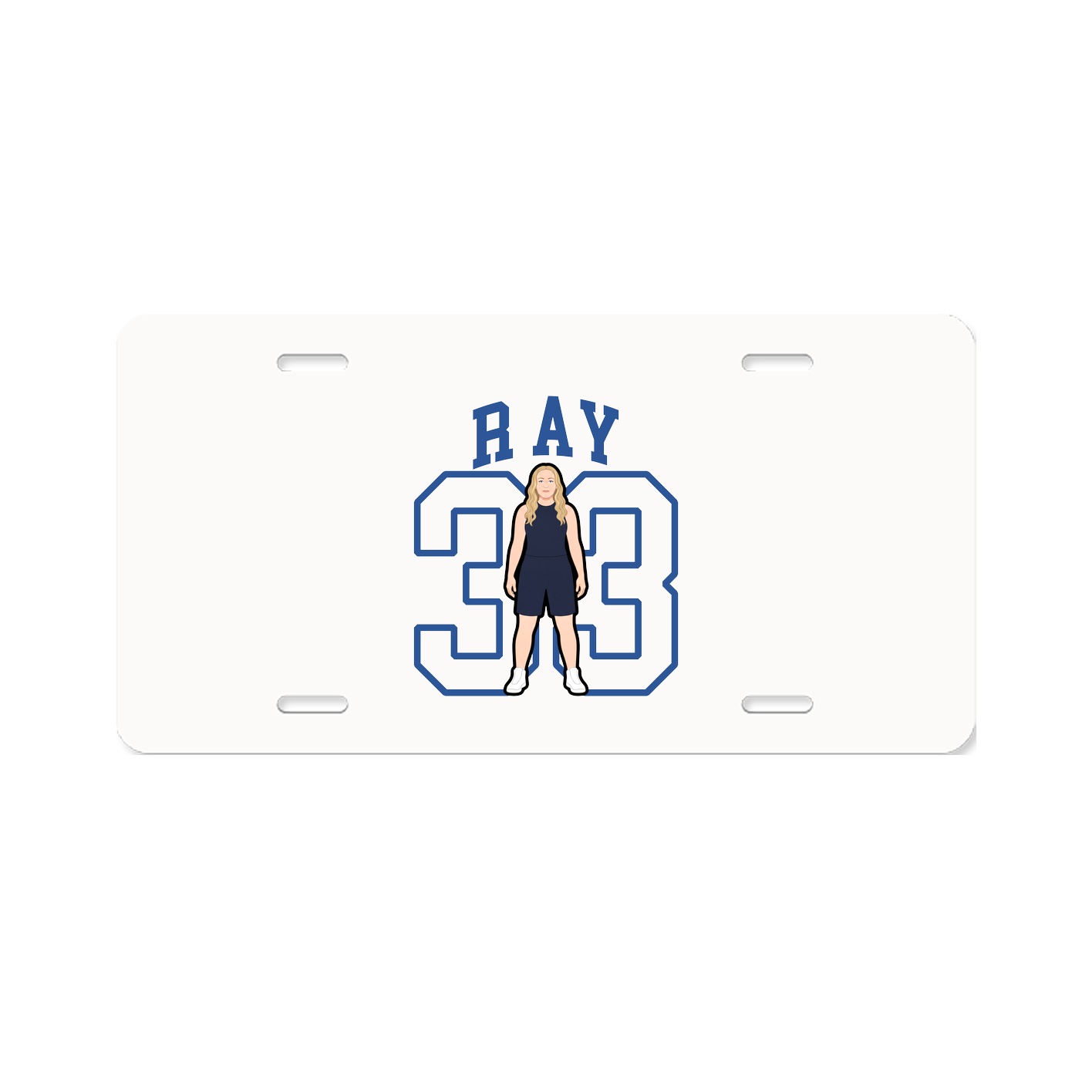 Aluminum License Plate
