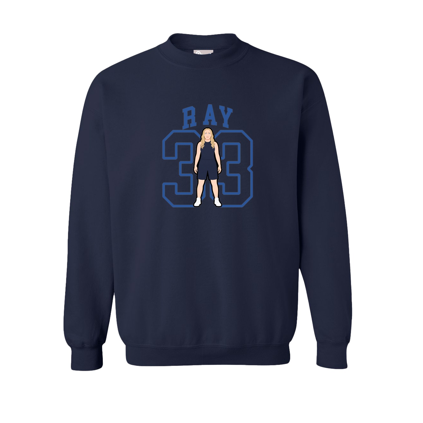 Fleece Crew — Shirsey in Navy