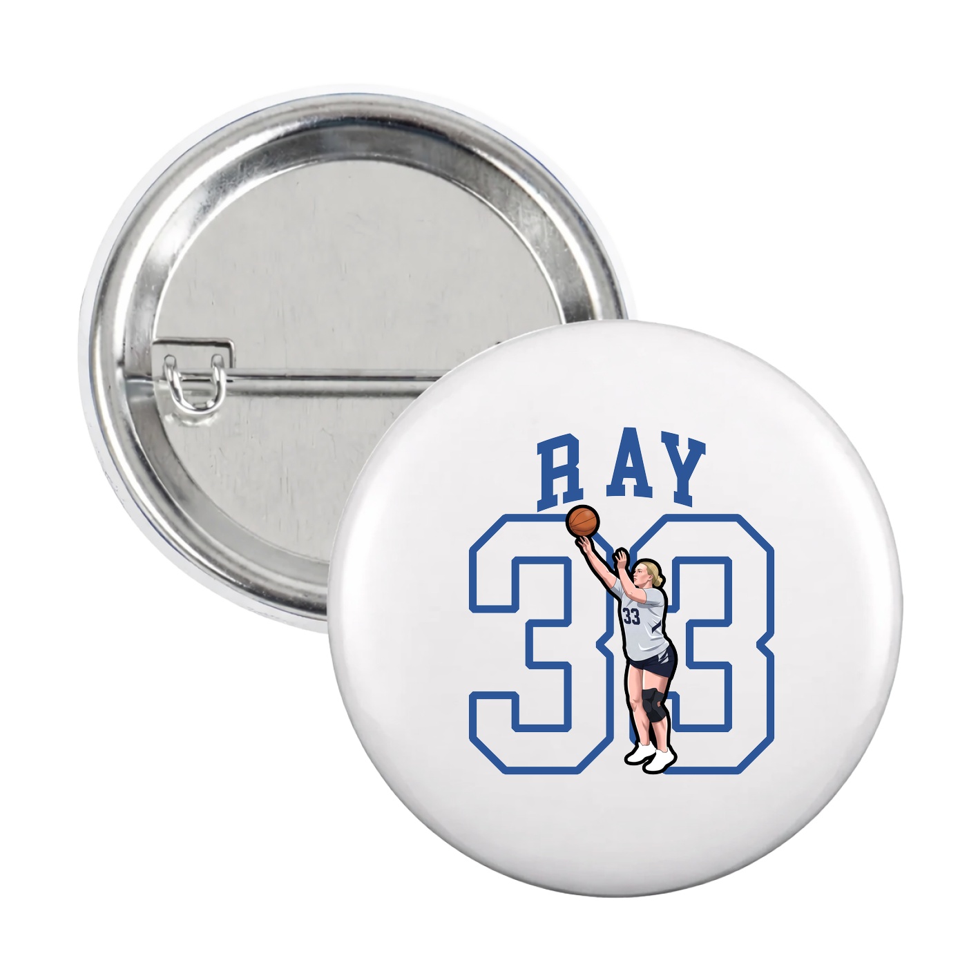 Game Day Button — Shirsey in White