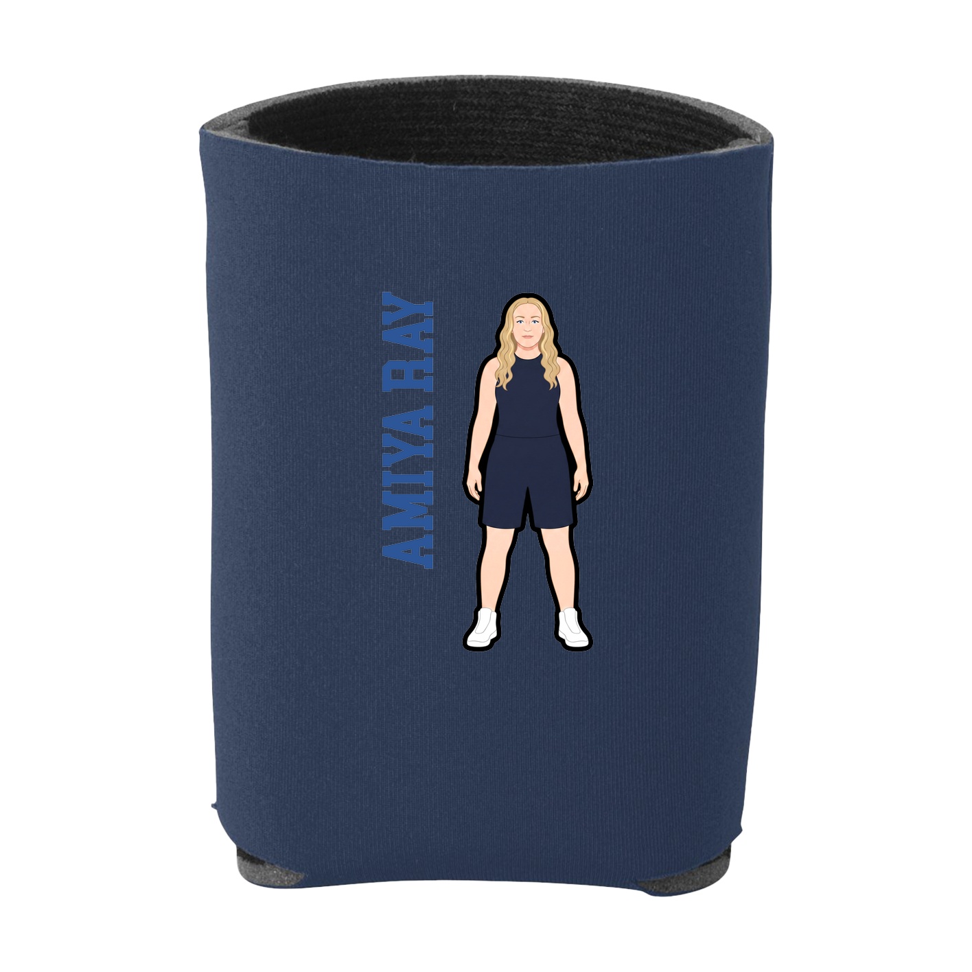 Can Holder — Name Vertical in Navy