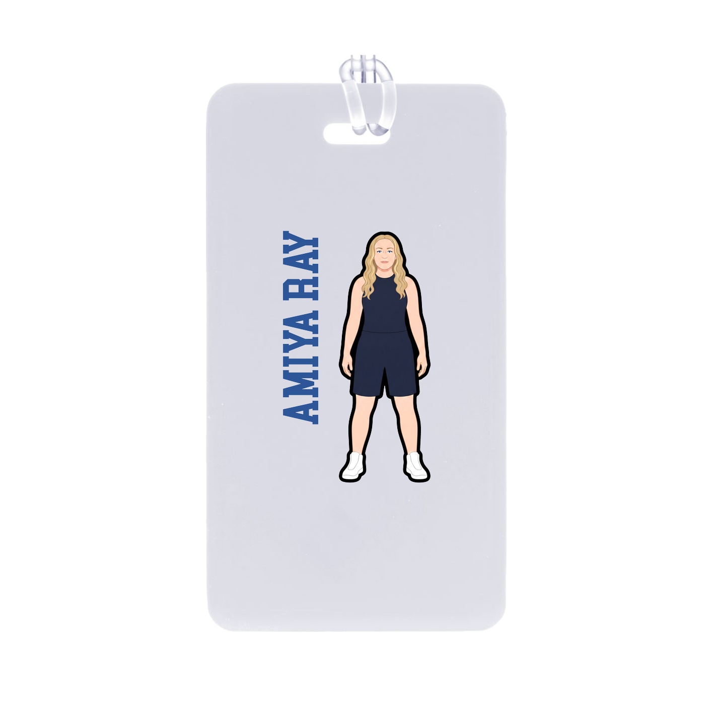 Bag Tag — Name Vertical in Classic