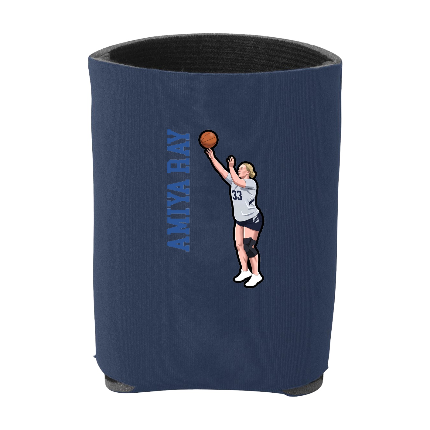 Can Holder — Name Vertical in Navy