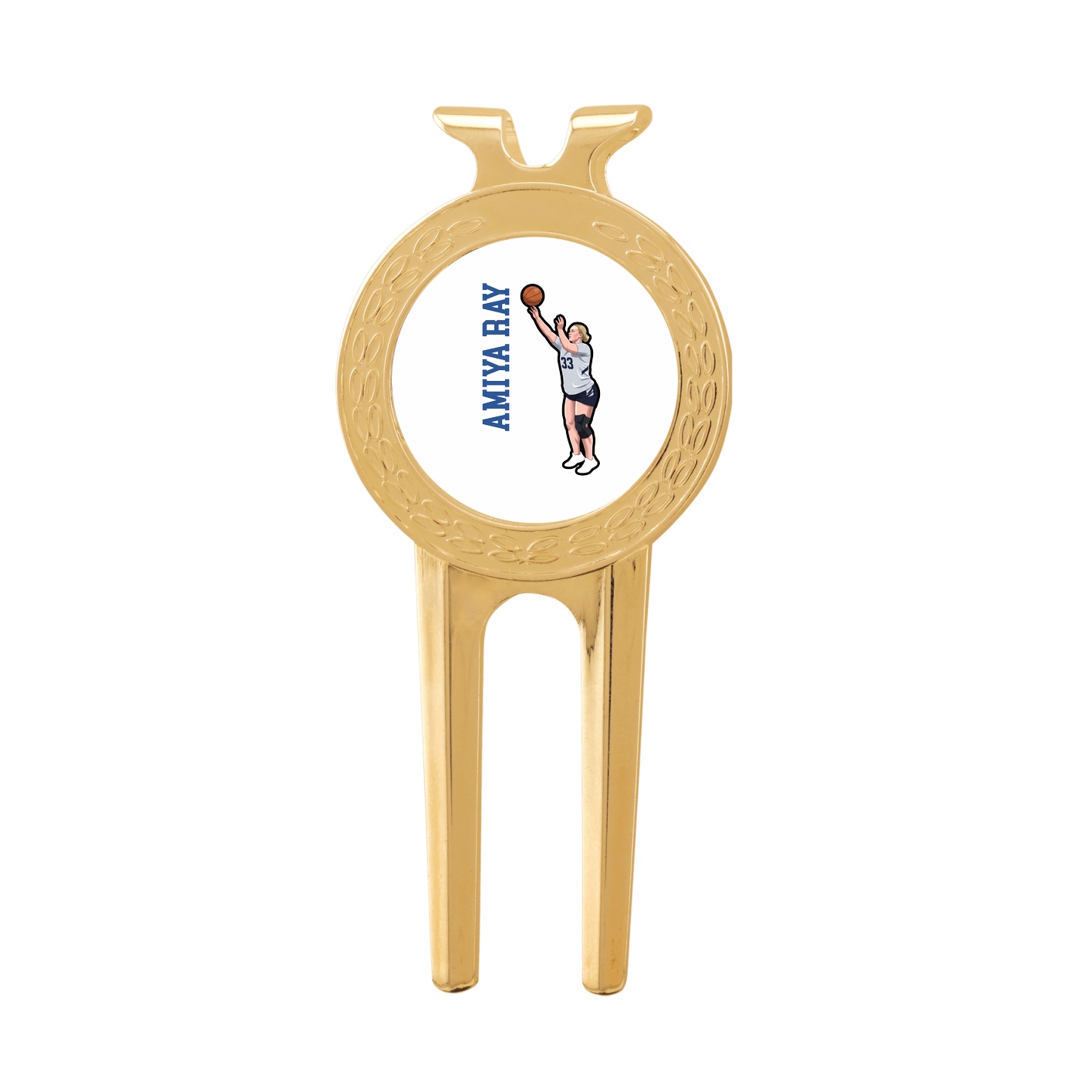 Divot Tool with Ball Marker — Name Vertical in Classic