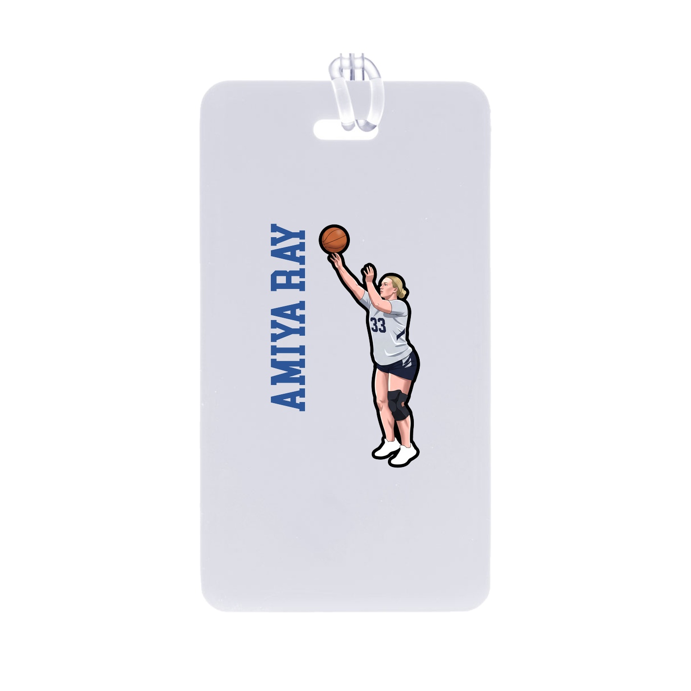 Bag Tag — Name Vertical in Classic