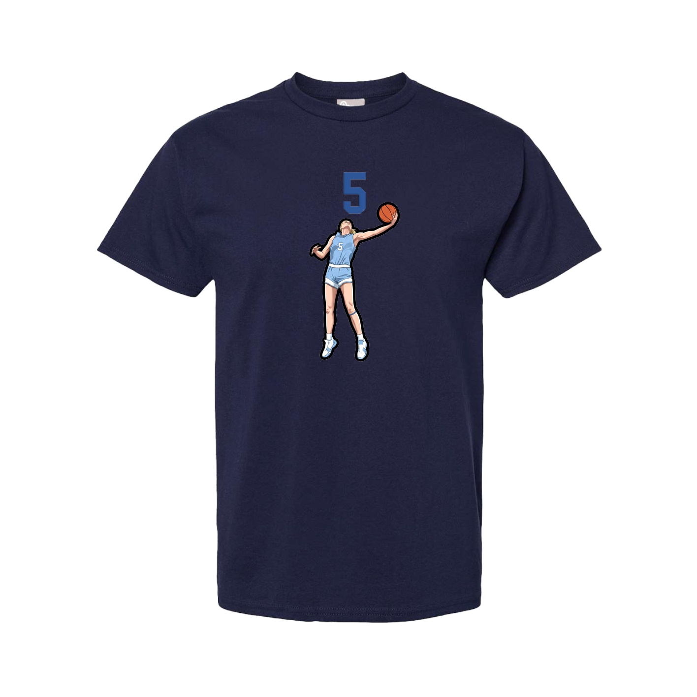 Tee — Number Top in Navy