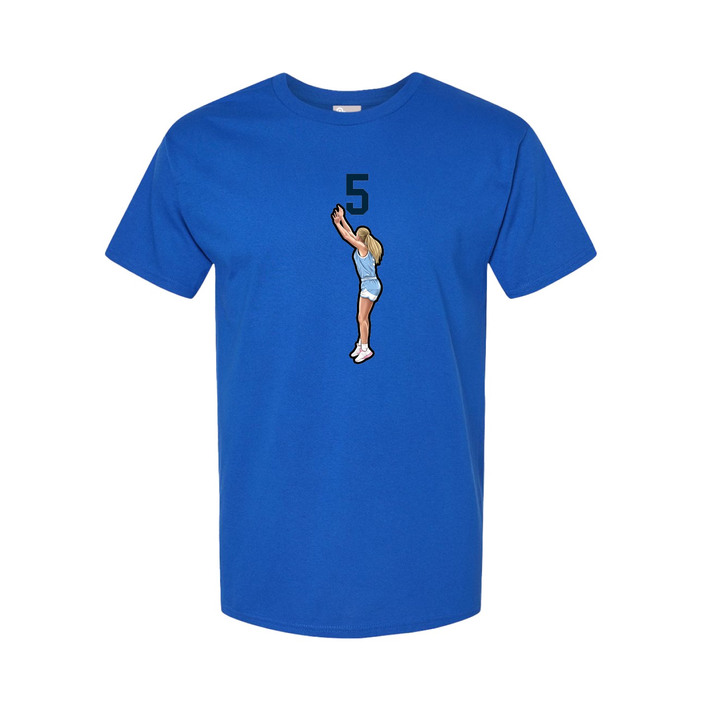 Tee — Number Top in Royal