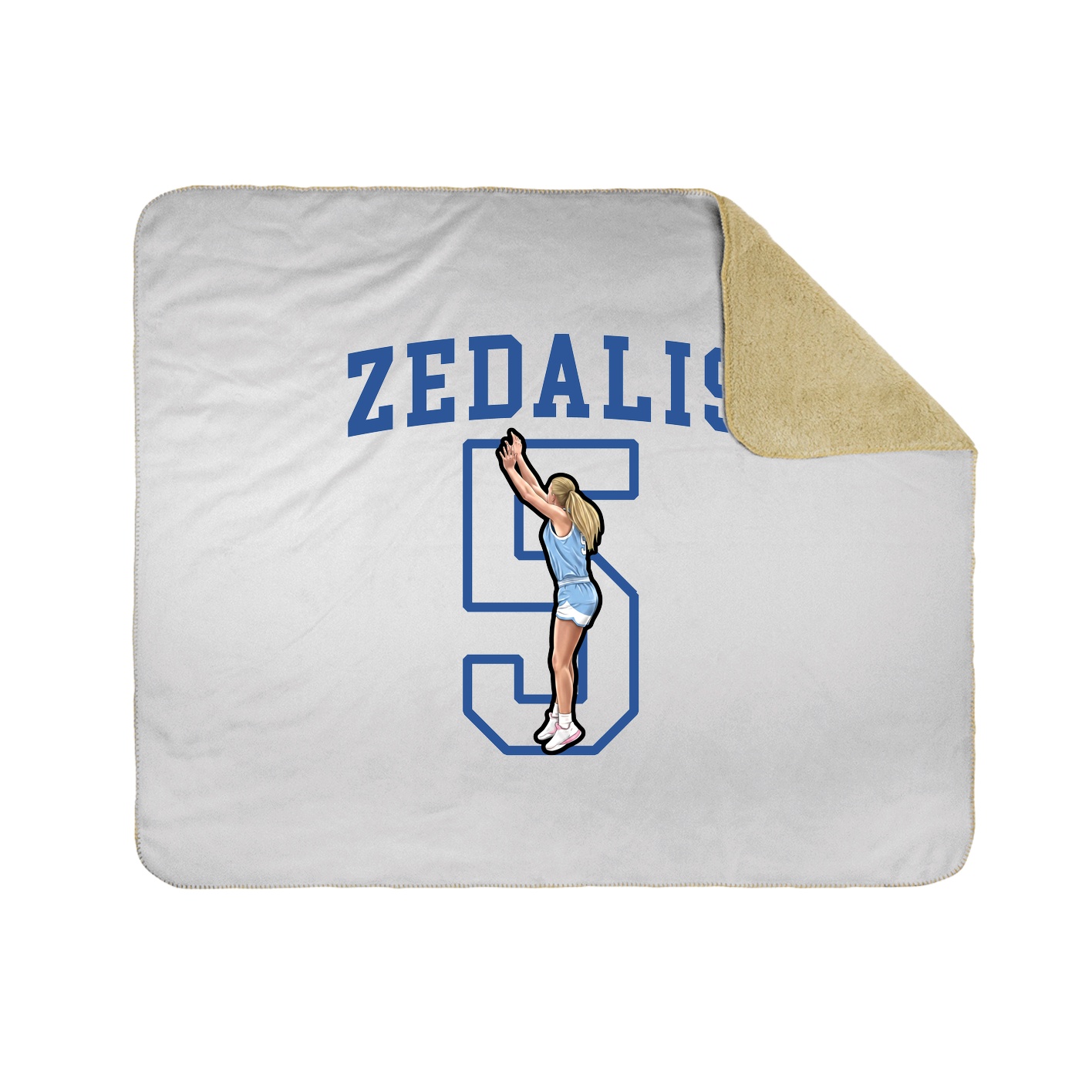 Throw Blanket — Shirsey in White