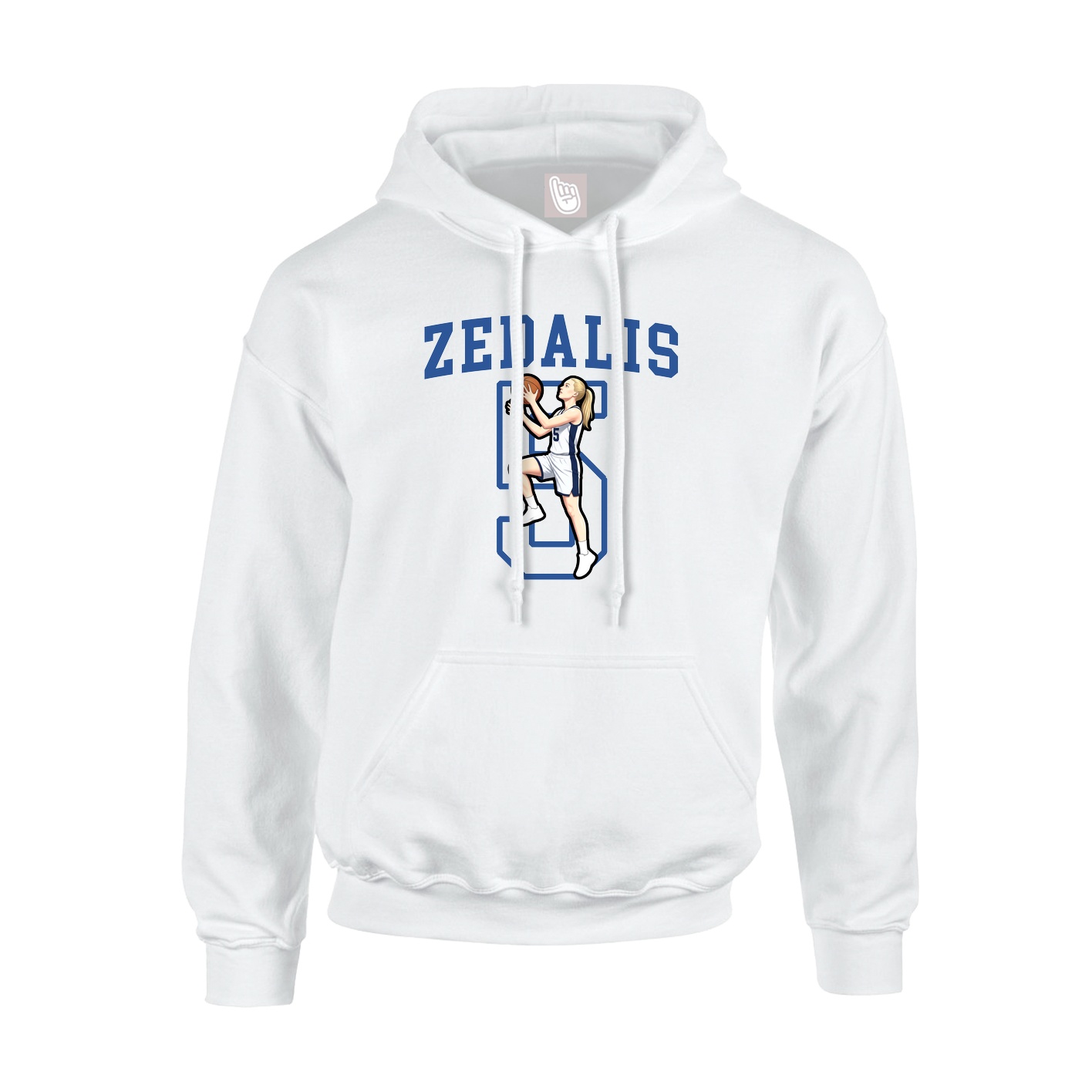 Hoodie — Shirsey in White