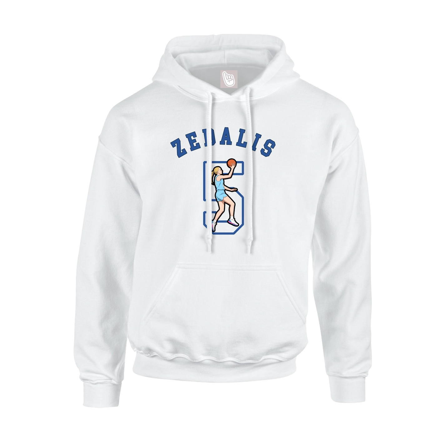 Hoodie — Shirsey Arch in White