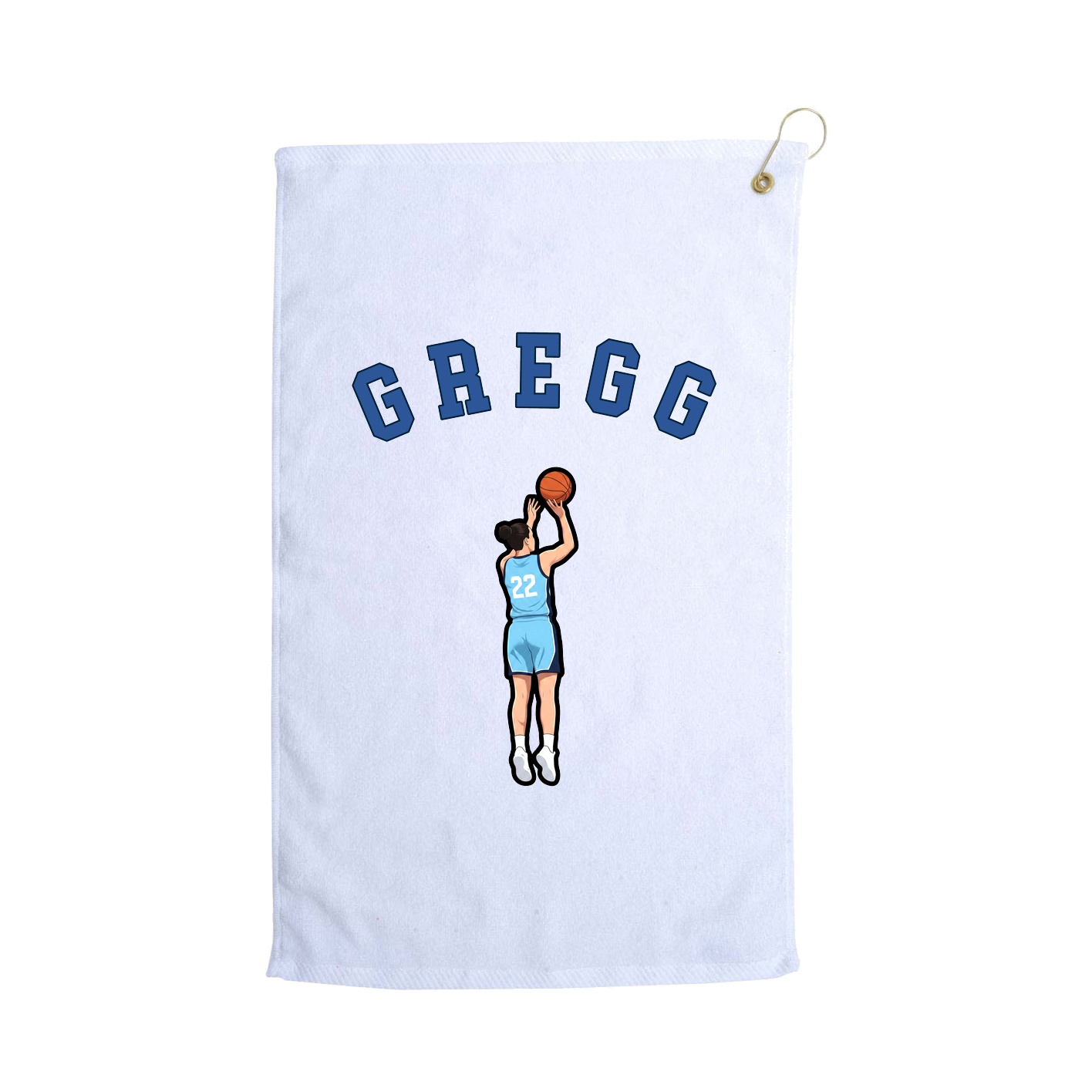 Golf Towel — Shirsey Arch in White
