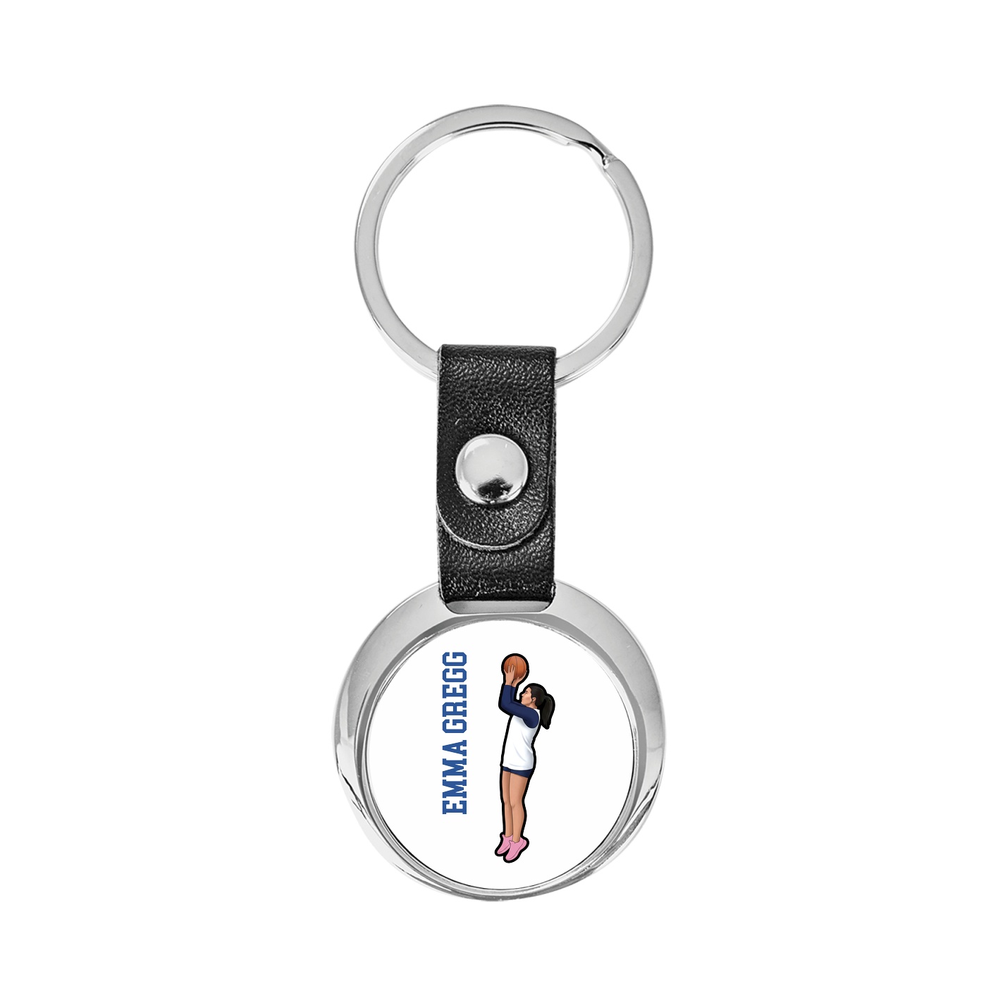 Key Chain — Name Vertical in Classic
